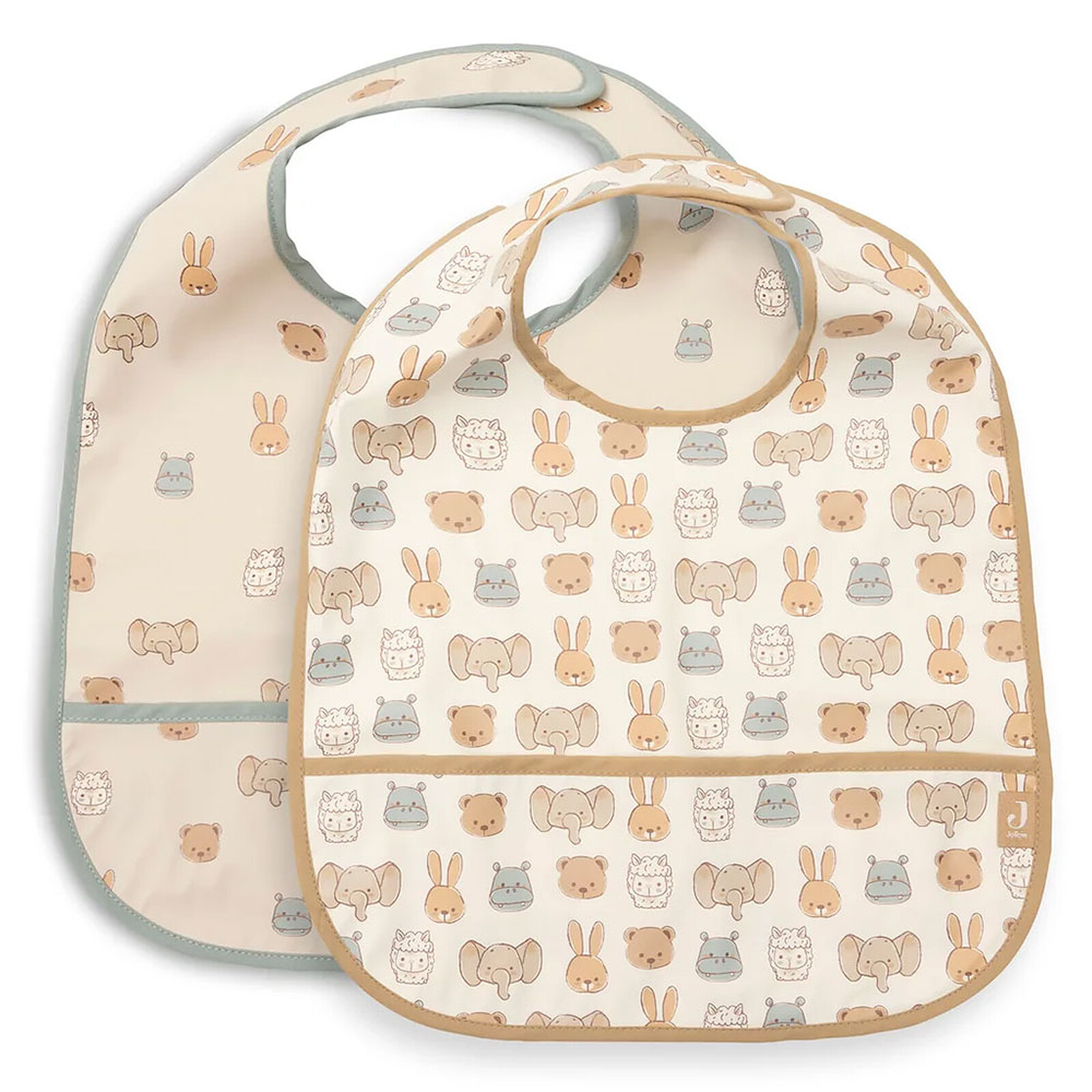 Lot de 2 Bavoirs Imperméables - Jollies Jollein