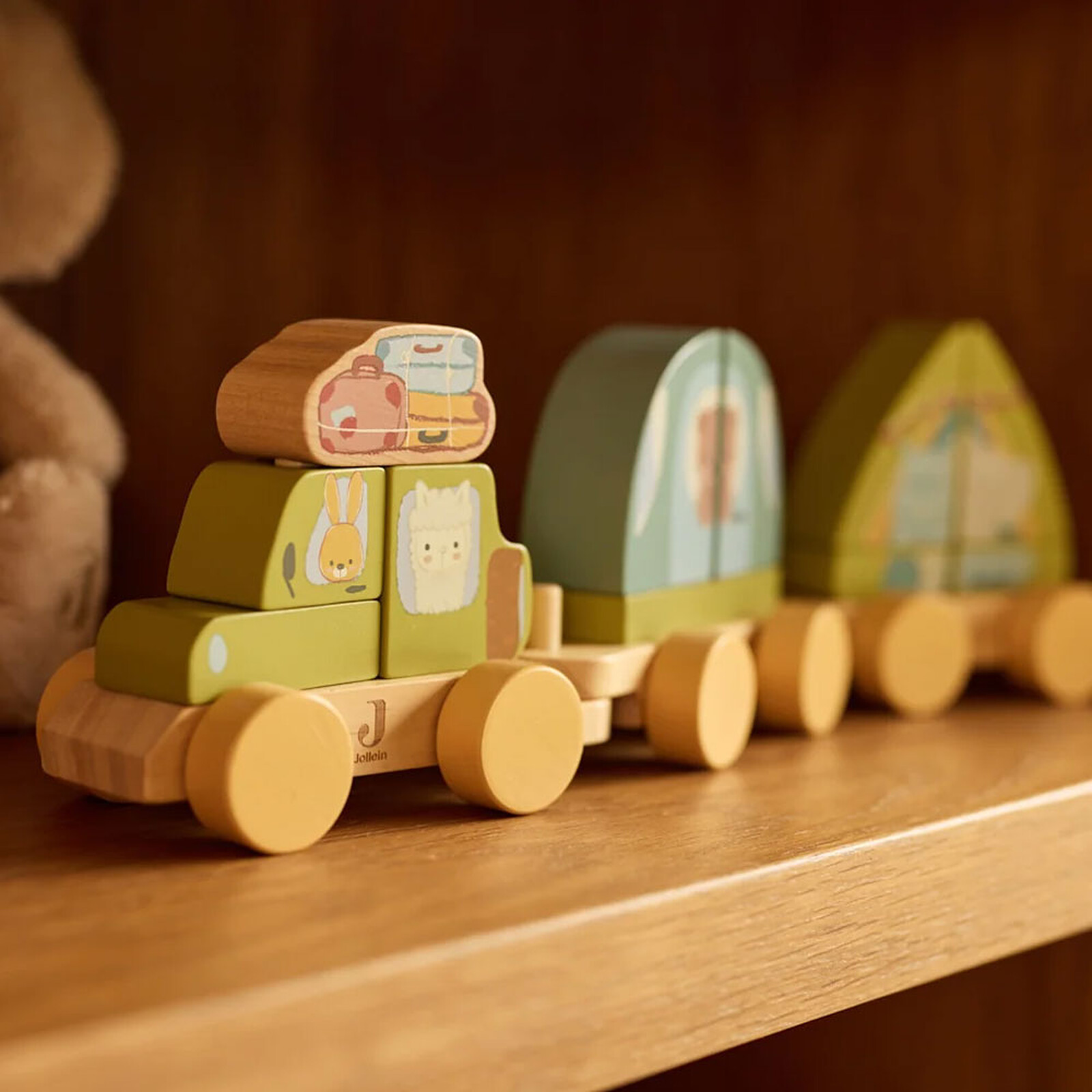 Avis Jouet Train en Bois - Camping Jollies