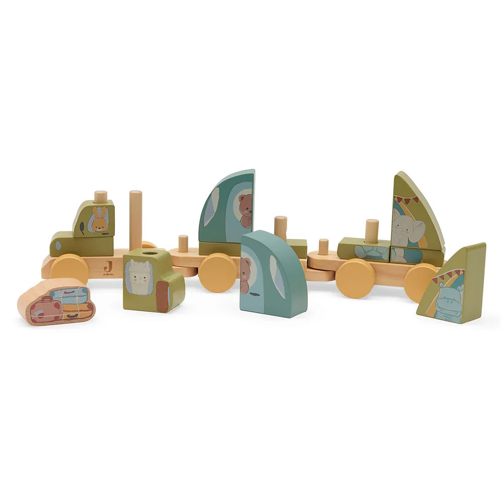 Jouet Train en Bois - Camping Jollies Jollein