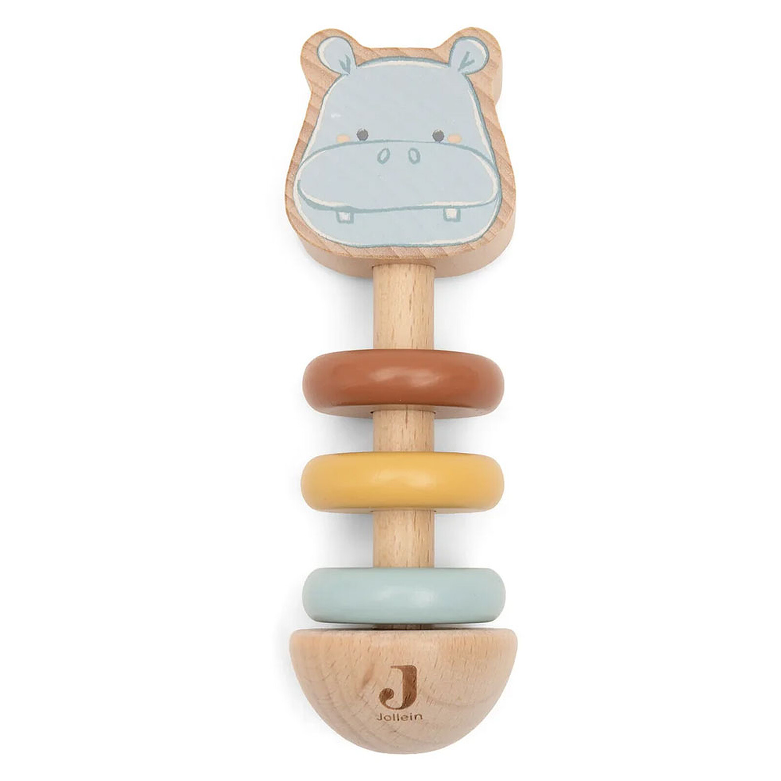 Hochet en Bois - Hippo Happy  Jollein