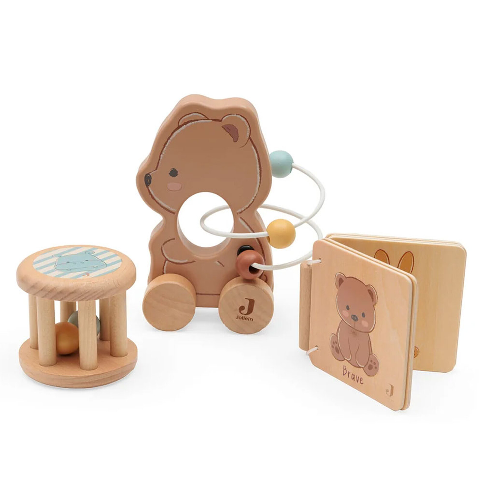 Coffret Cadeau en Bois - Bear Brave Jollies Jollein