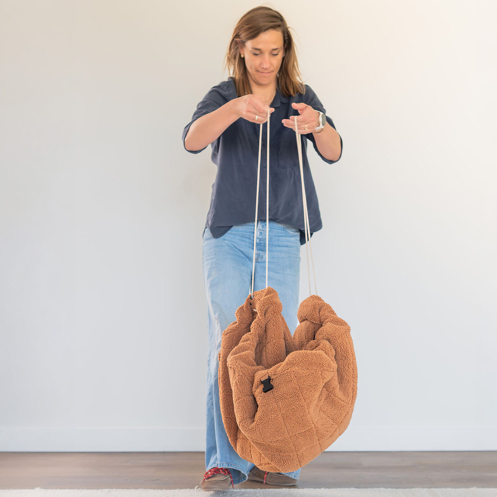Avis Sac à Jouets et Tapis de Jeux Soft - Teddy Brown