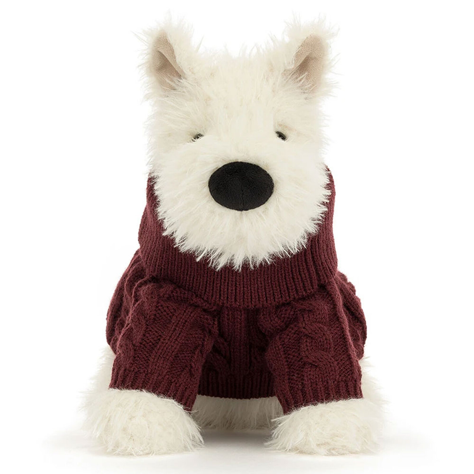 Munro Scottie Dog Winter Jumper Outfit Jellycat