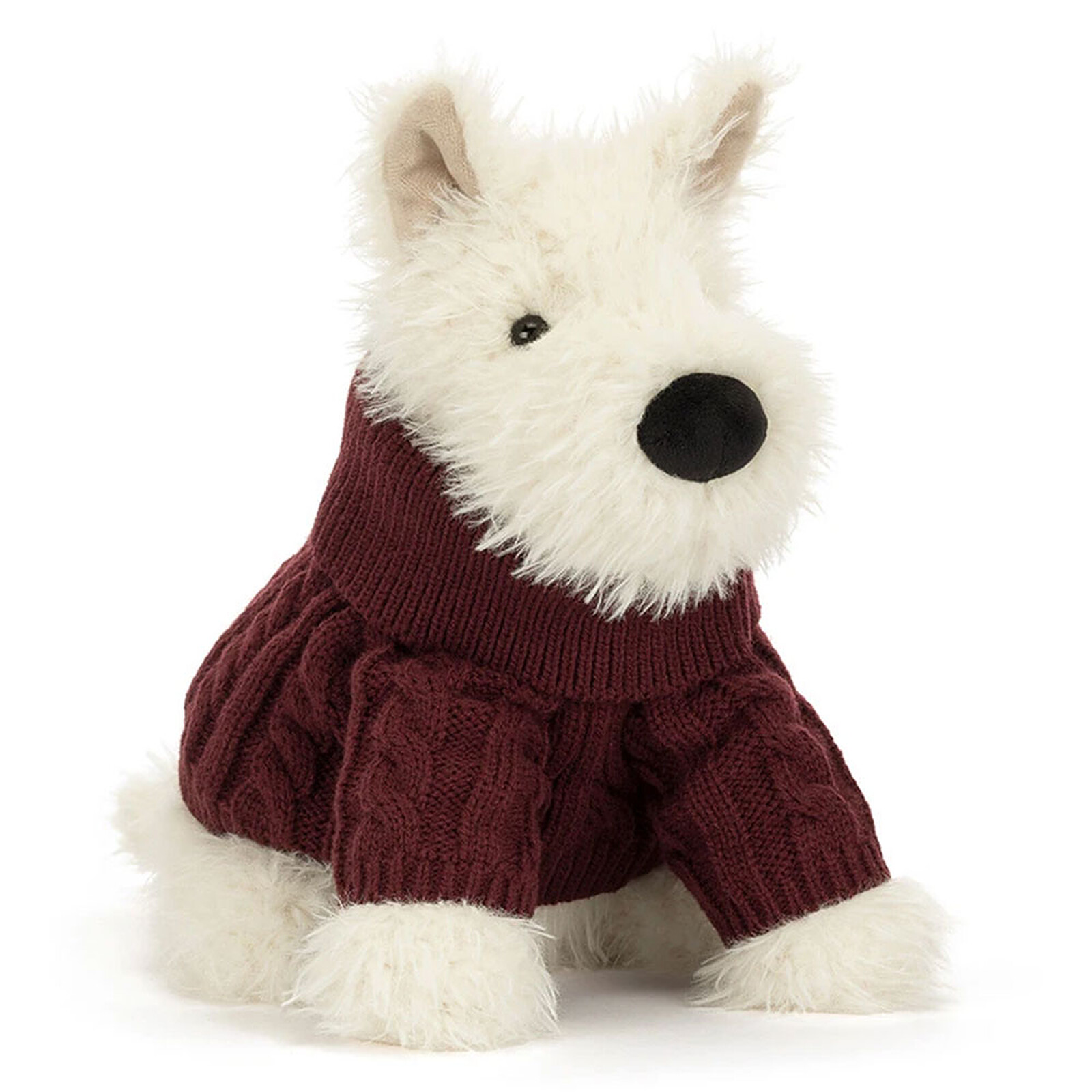 Munro Scottie Dog Winter Jumper Outfit Jellycat