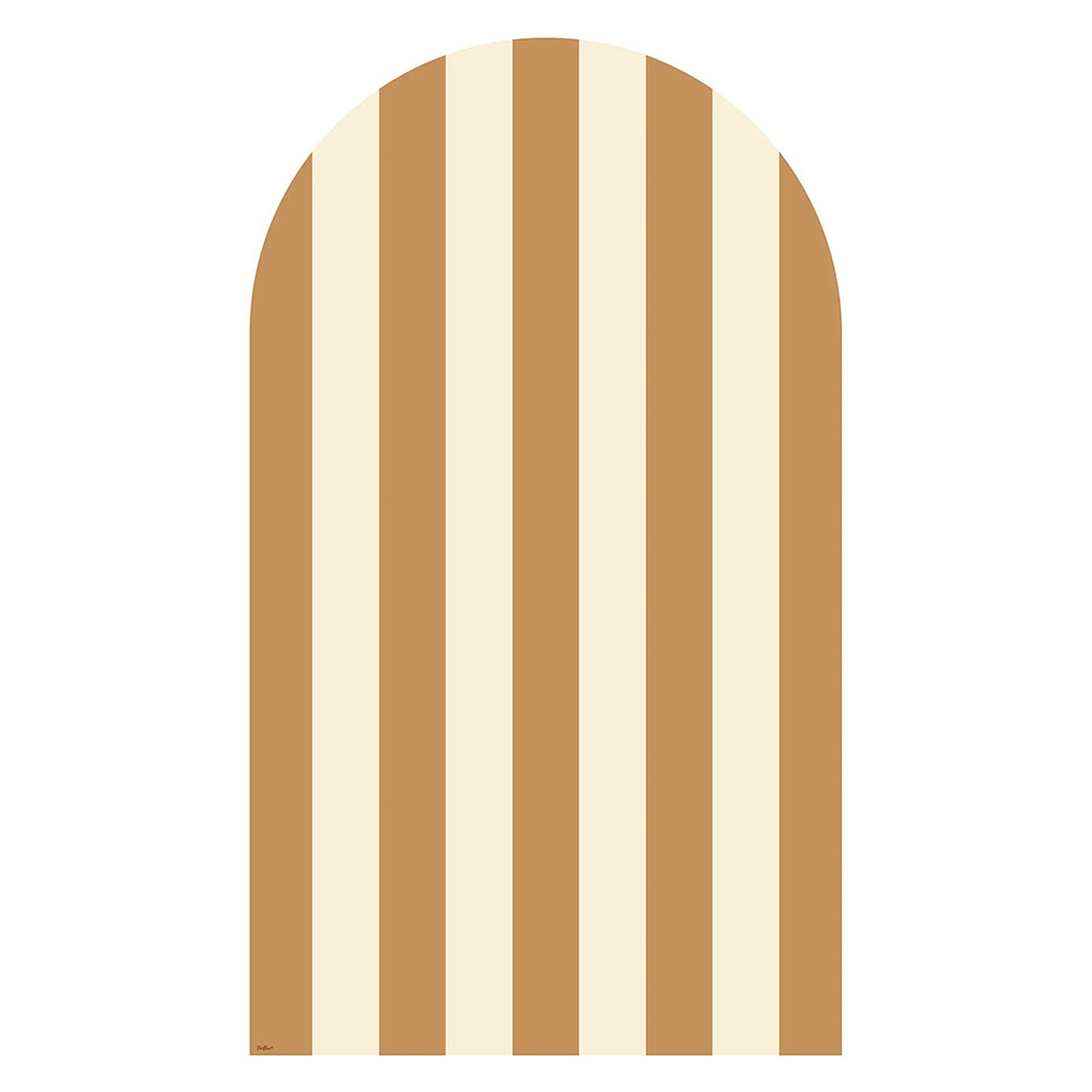 Tableau Magnétique Arche Rayée - Camel Beige Ferflex