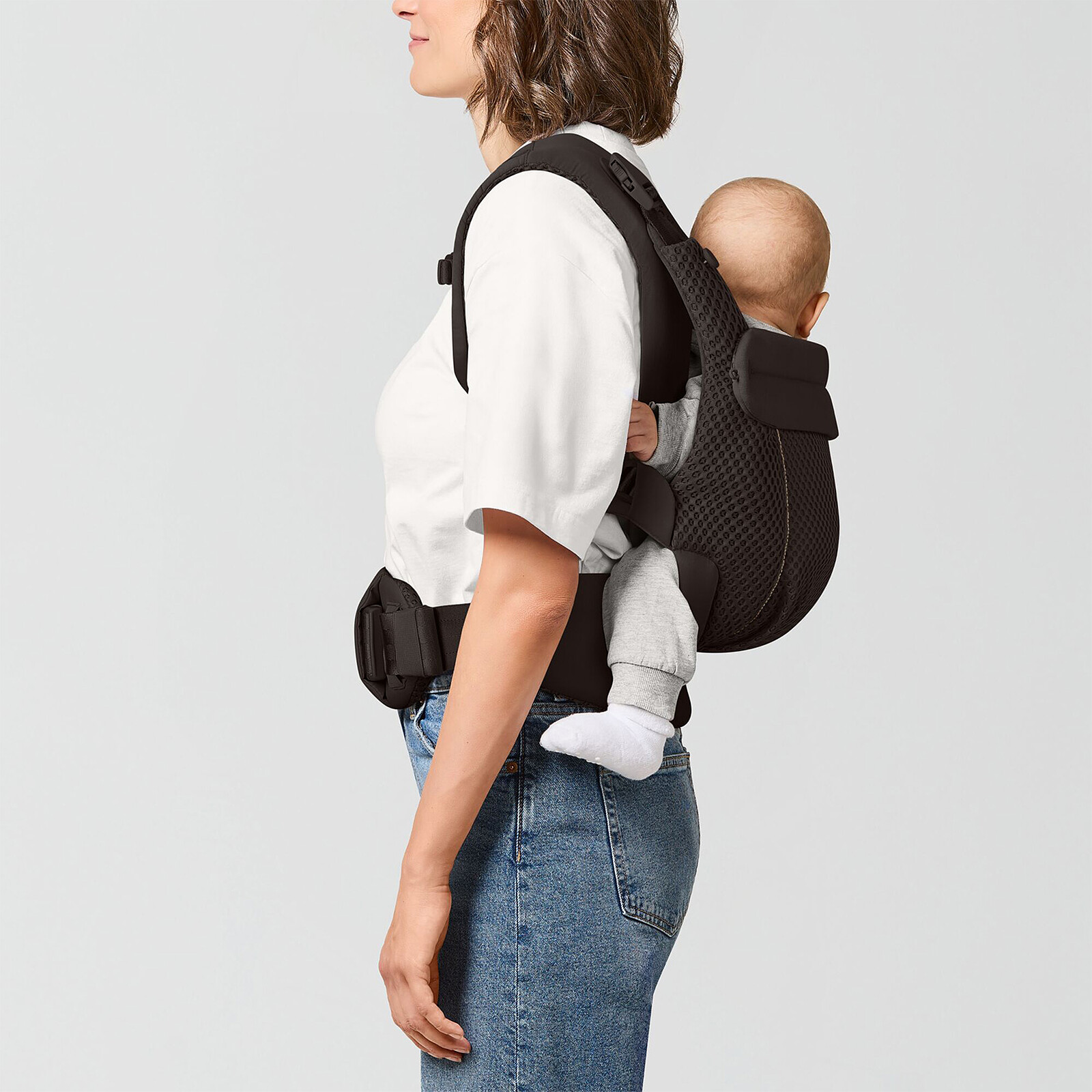 Porte-bébé Amya - Chocolate Brown pas cher