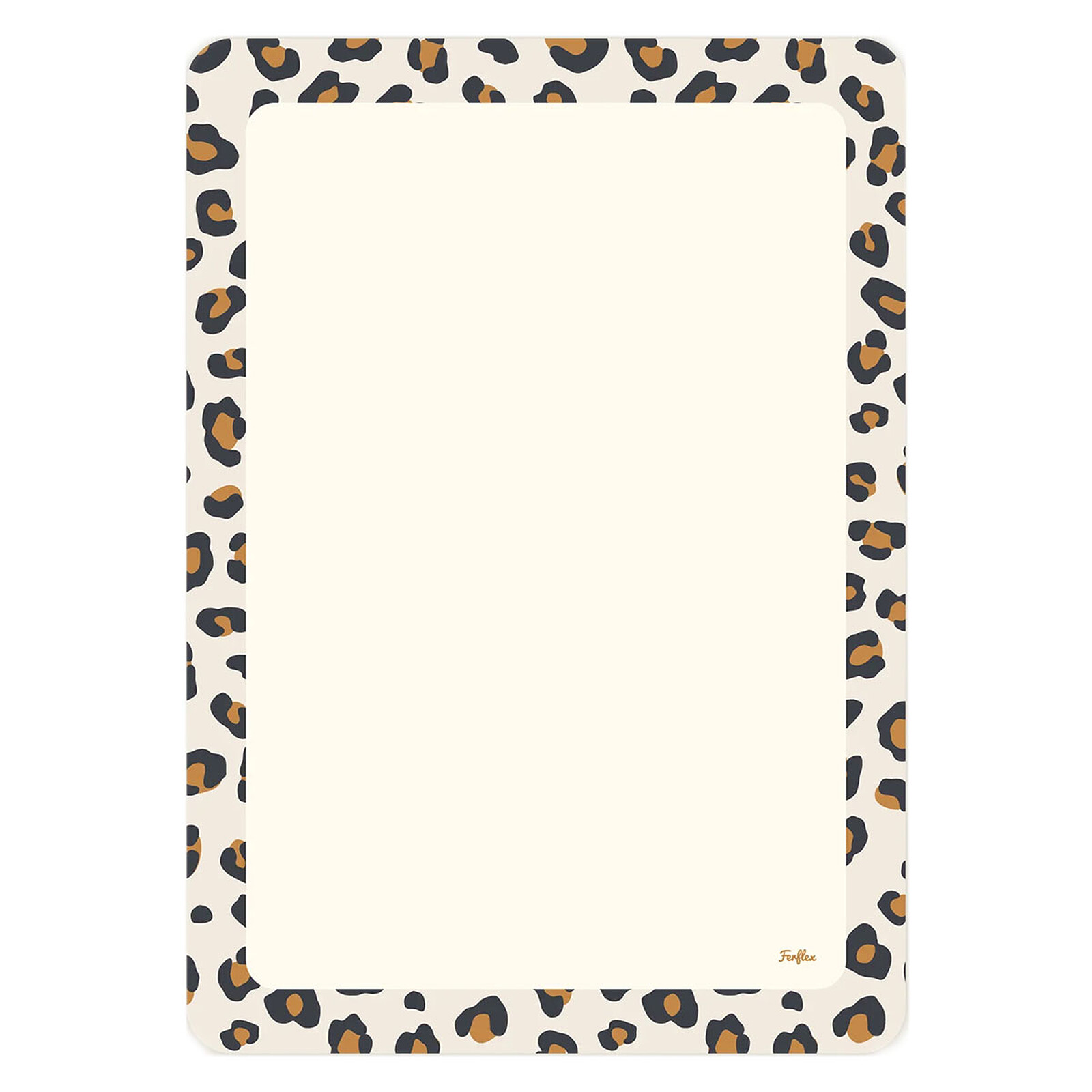 Ardoise Magnétique Rectangle - Léopard Ferflex
