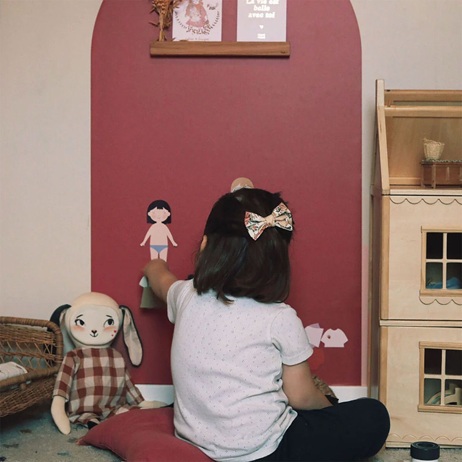 Jeu Magnétique Silhouettes à Habiller - Fille Ferflex