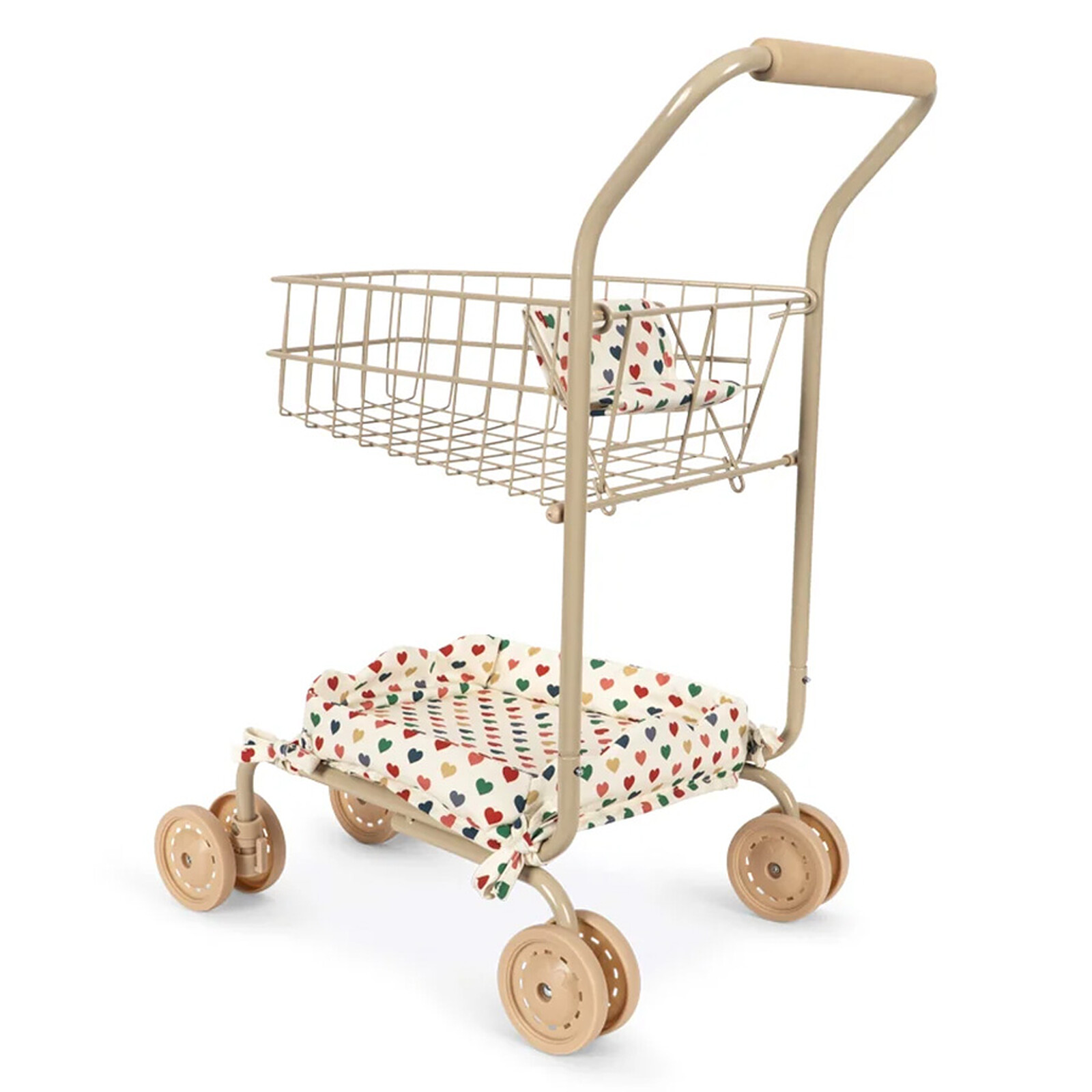 Chariot de Courses - Coeur Coloré Konges Sløjd