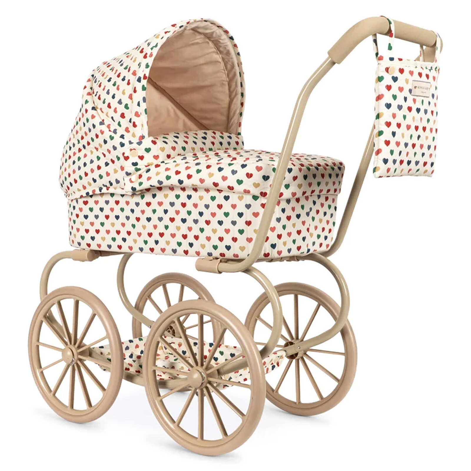 Landau pour Poupée Minnie - Coeur Coloré Konges Sløjd