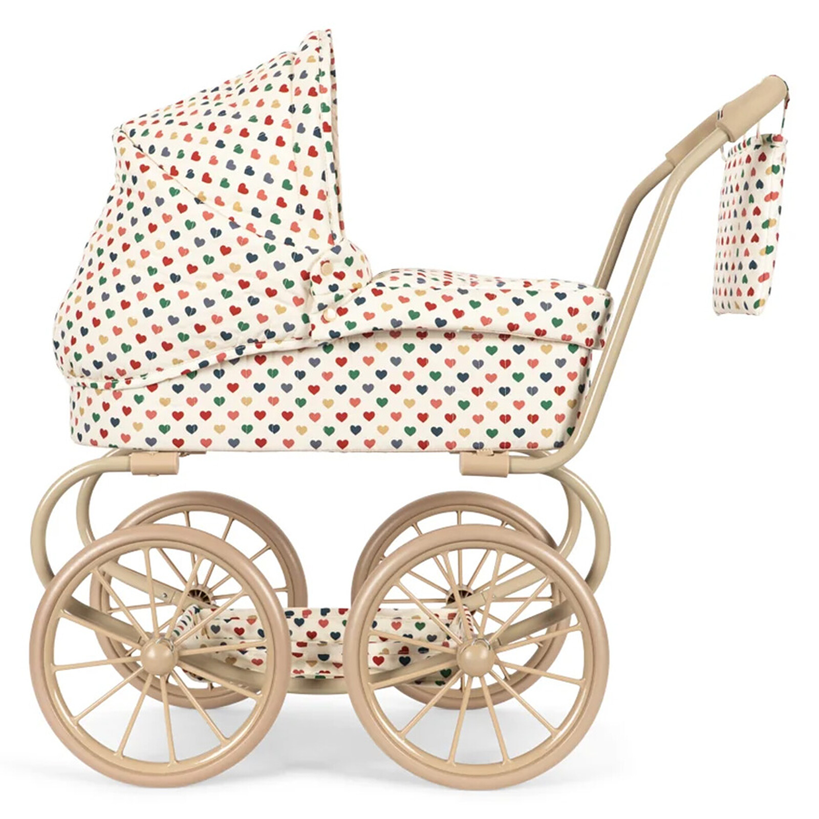 Landau pour Poupée Minnie - Coeur Coloré Konges Sløjd