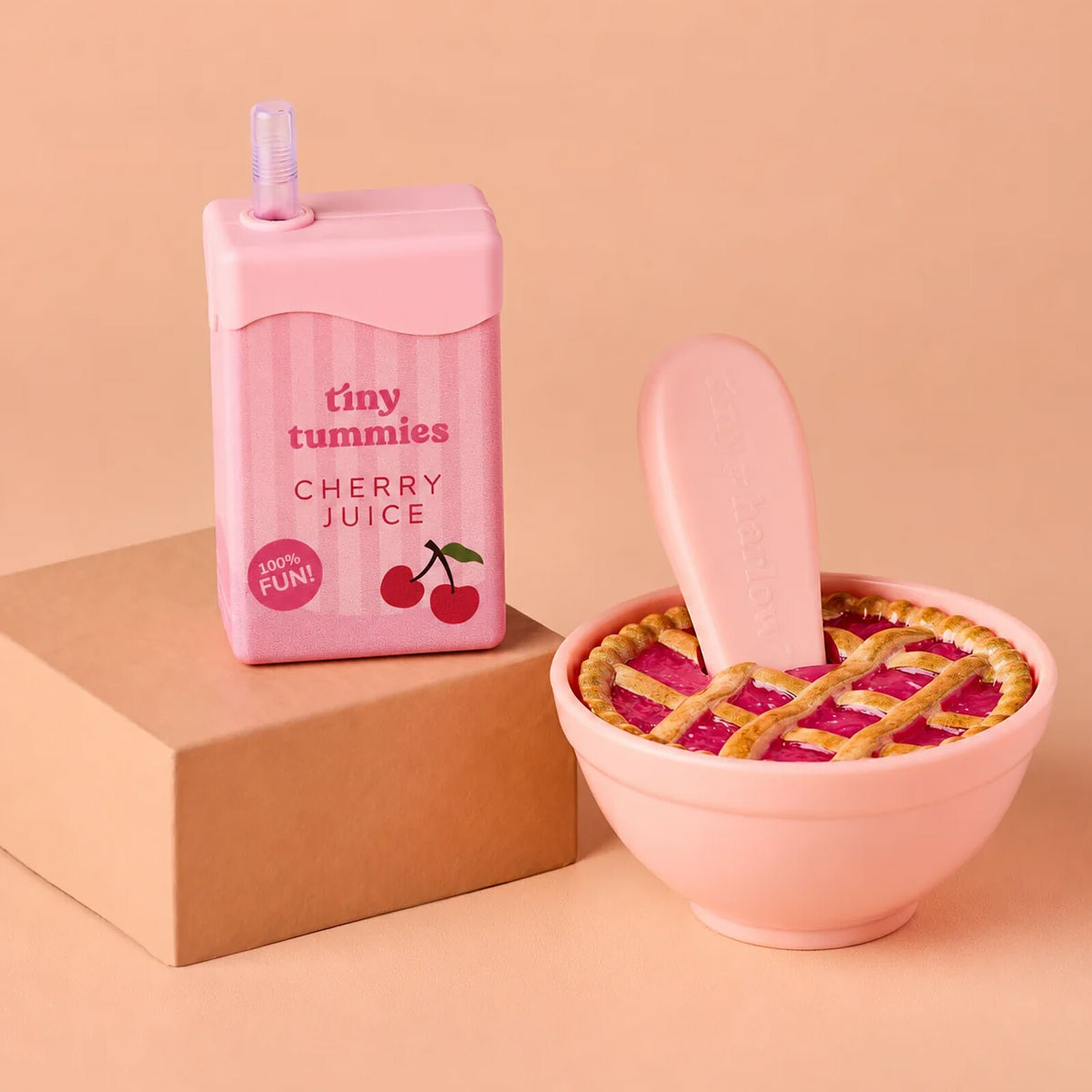 Tarte aux Cerises et Jus de Cerise pour Poupée Tiny Harlow