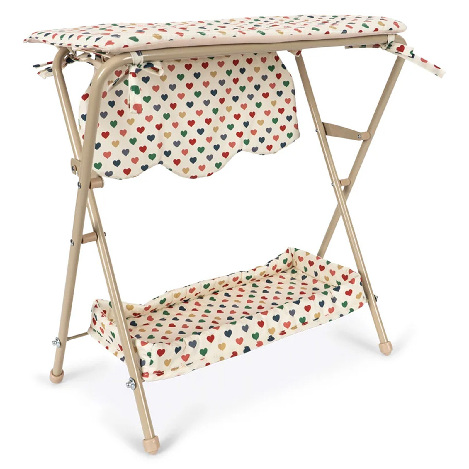 Table à Langer pour Poupée - Coeur Coloré Konges Sløjd