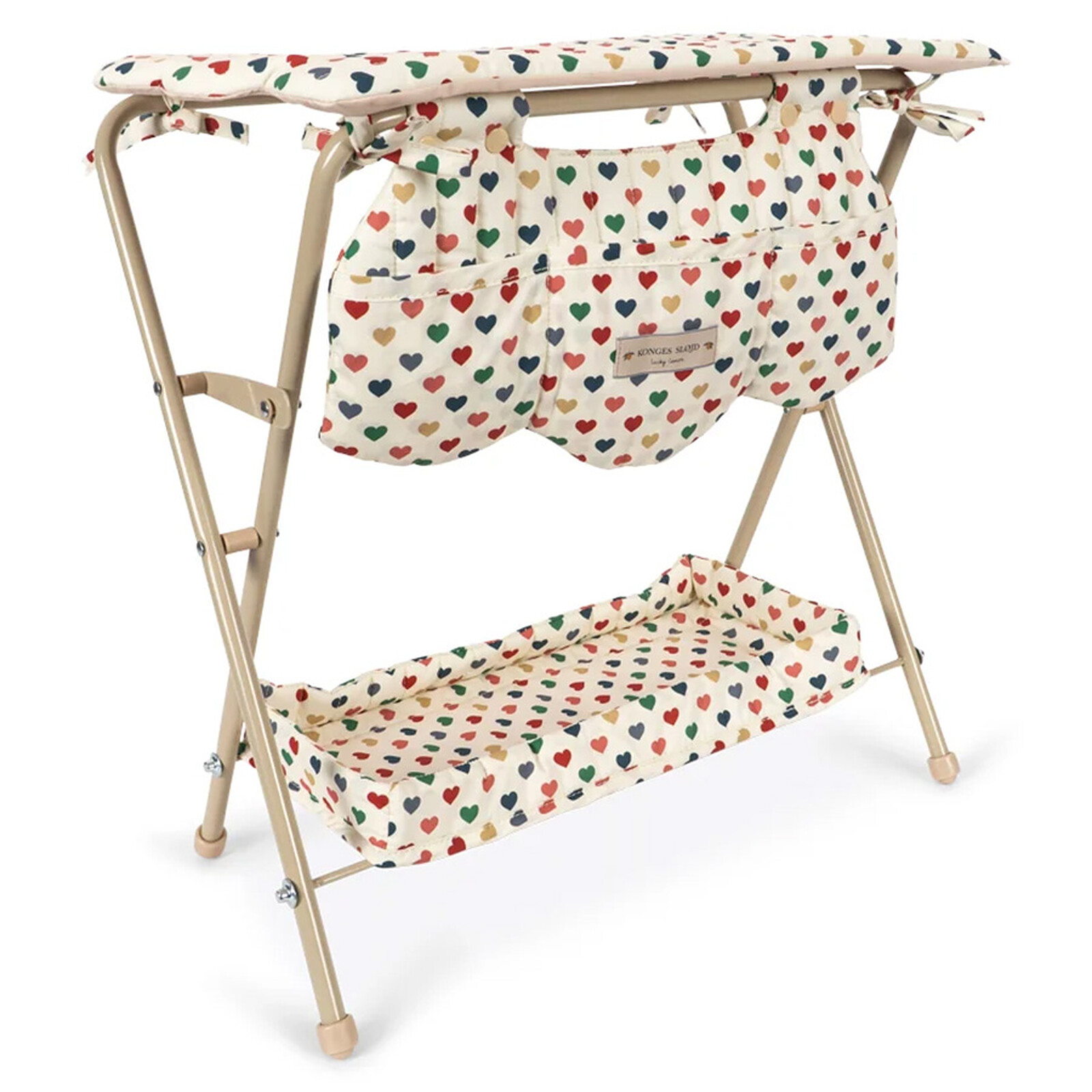 Table à Langer pour Poupée - Coeur Coloré Konges Sløjd