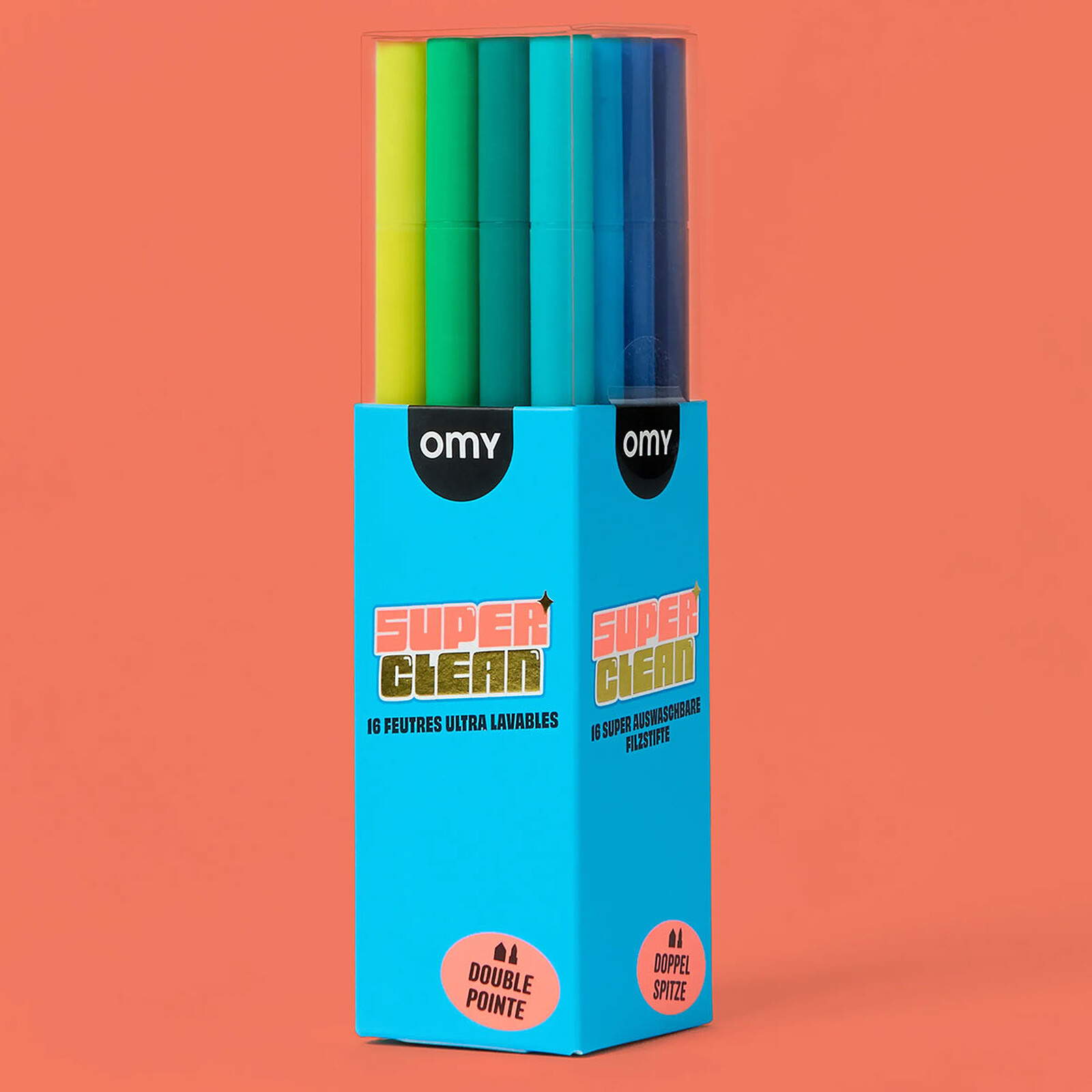 Lot de 16 Feutres Super Clean Omy