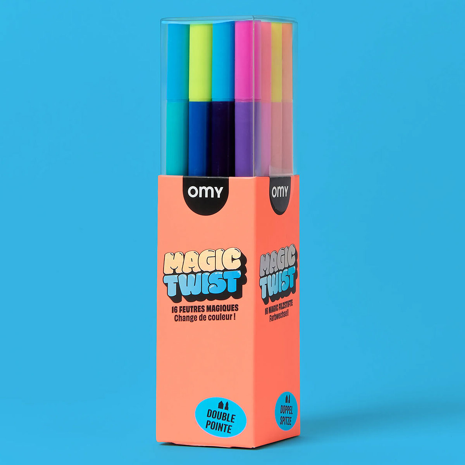 Lot de 16 Feutres Magic Twist Omy