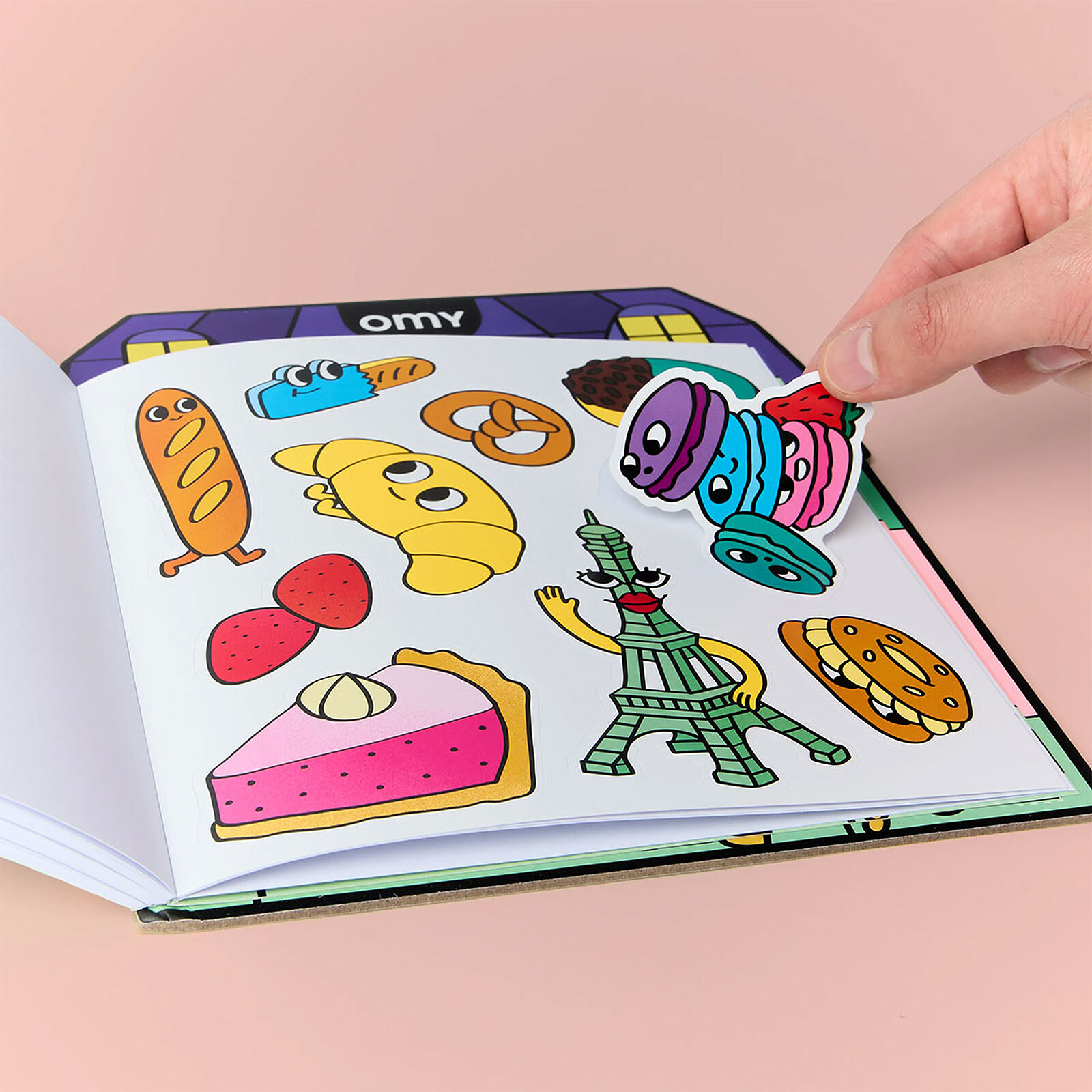 Livre de Coloriage Coloring Boutique - French Baguette  Omy