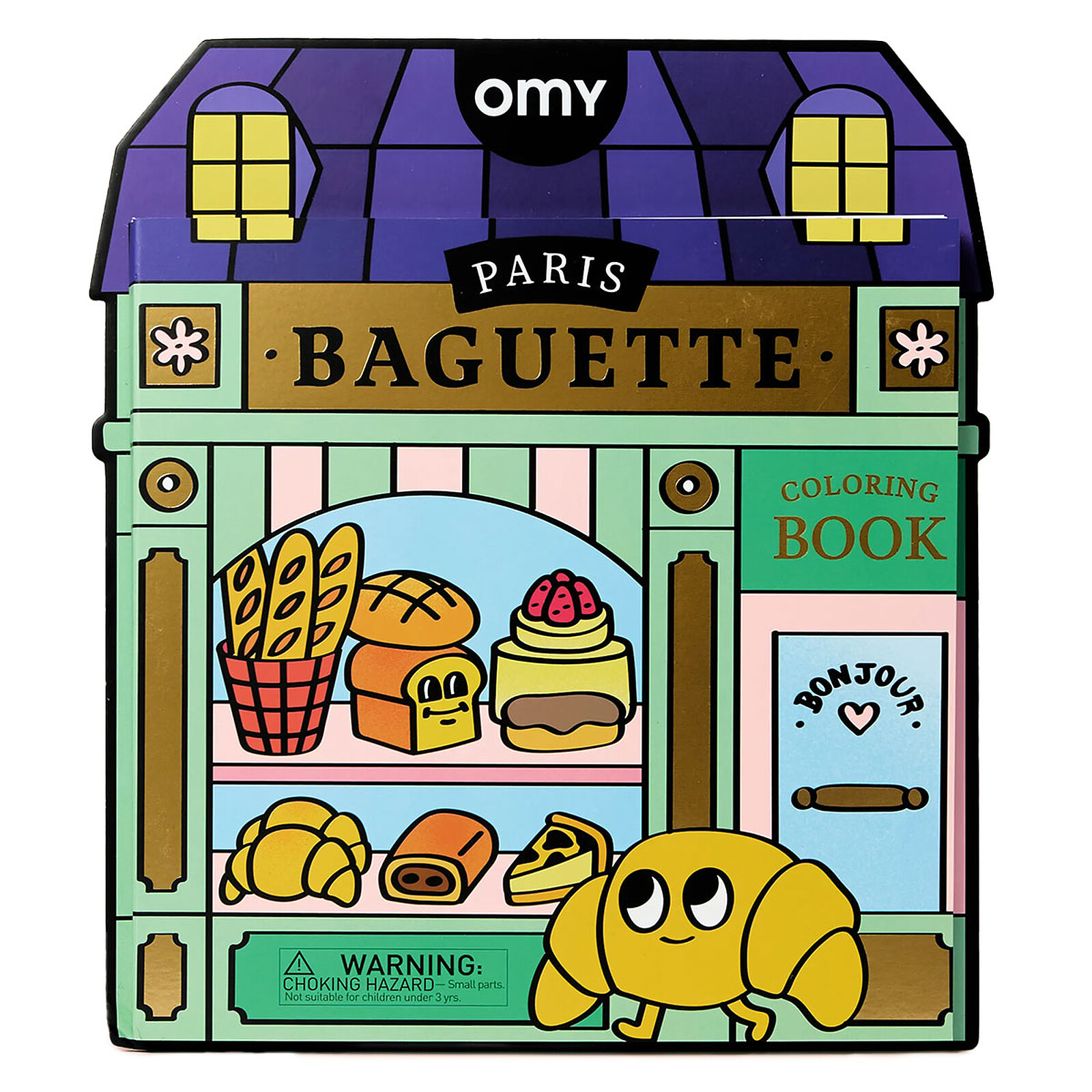 Livre de Coloriage Coloring Boutique - French Baguette  Omy