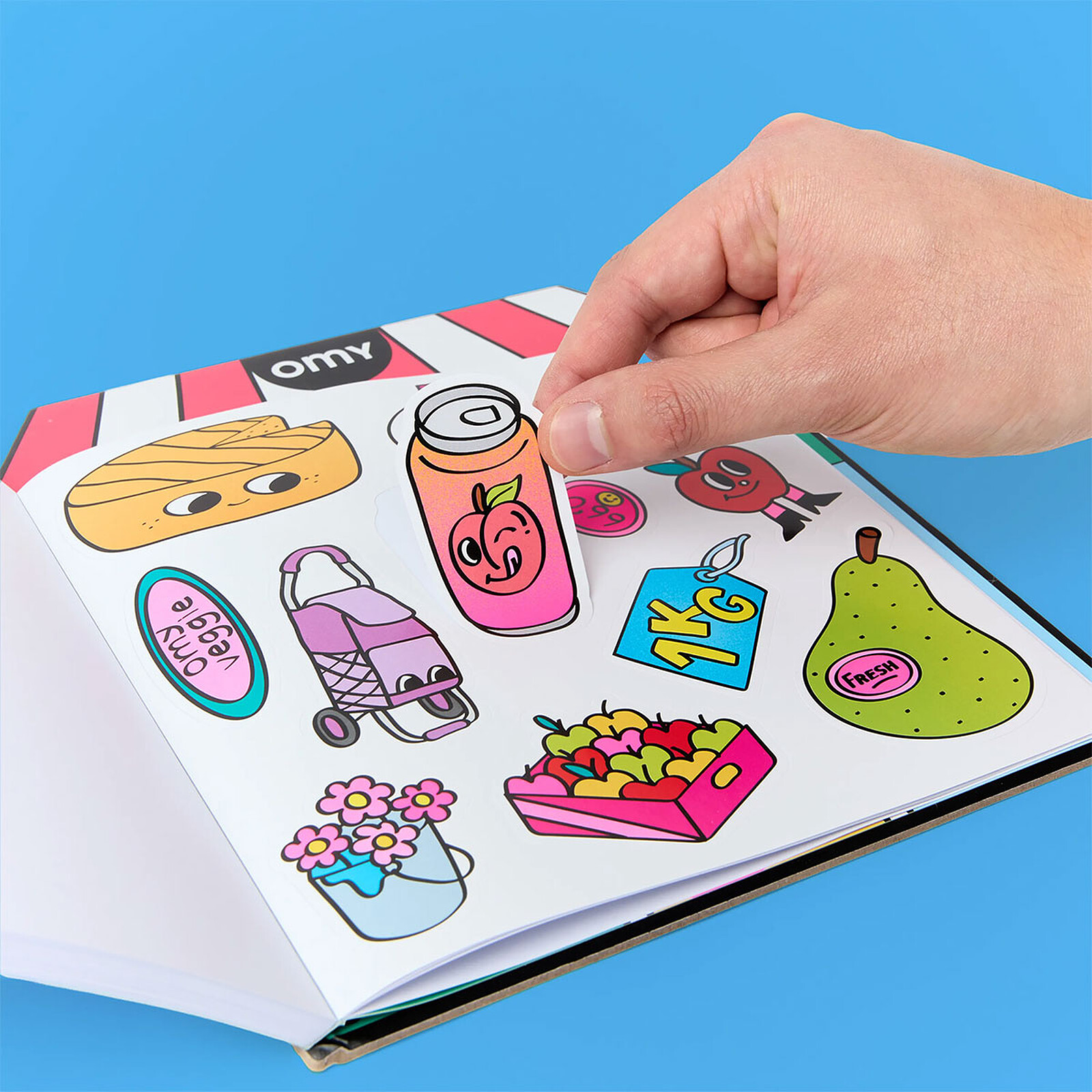 Livre de Coloriage Coloring Boutique - Farmer's Market Omy
