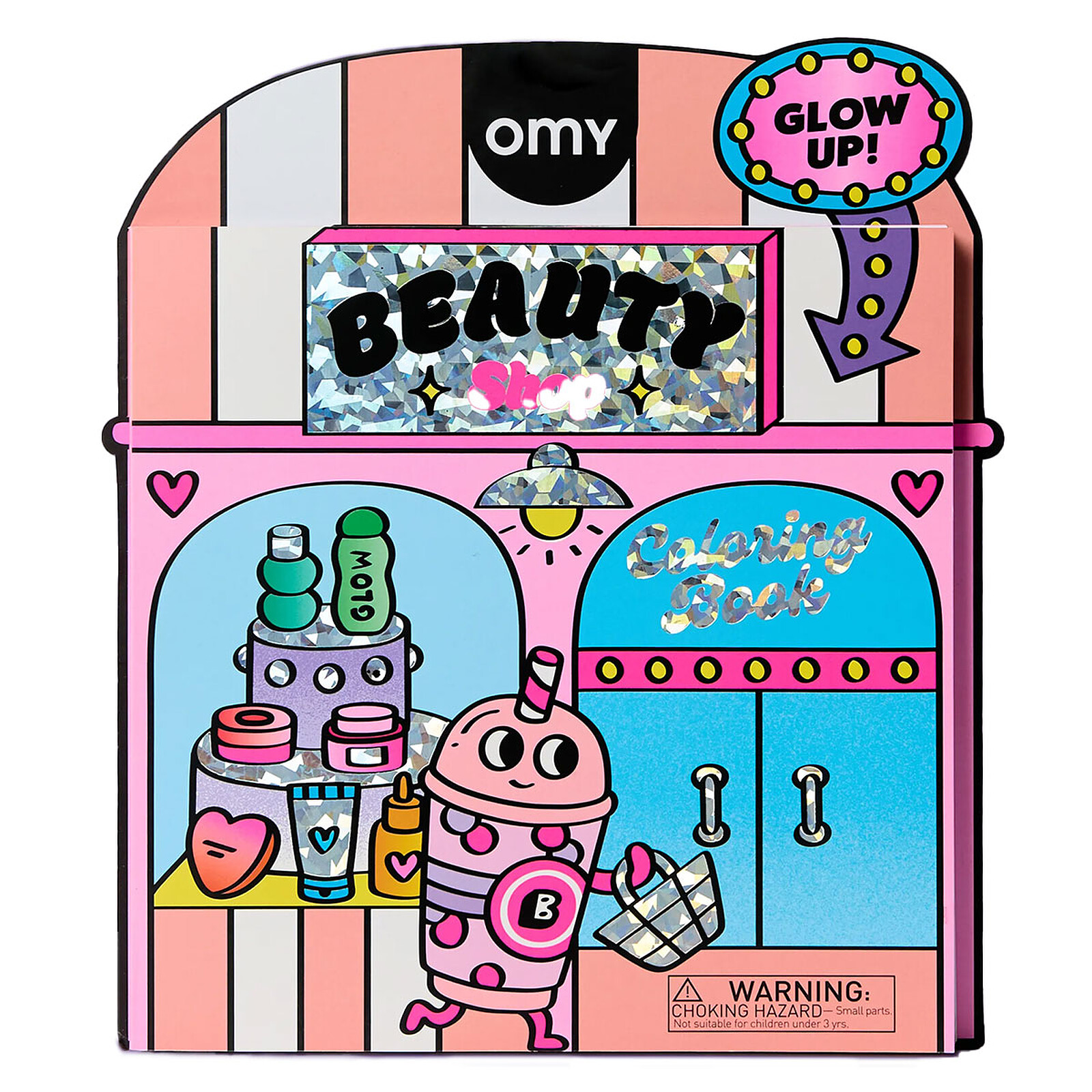 Livre de Coloriage Coloring Boutique - Beauty Shop Omy
