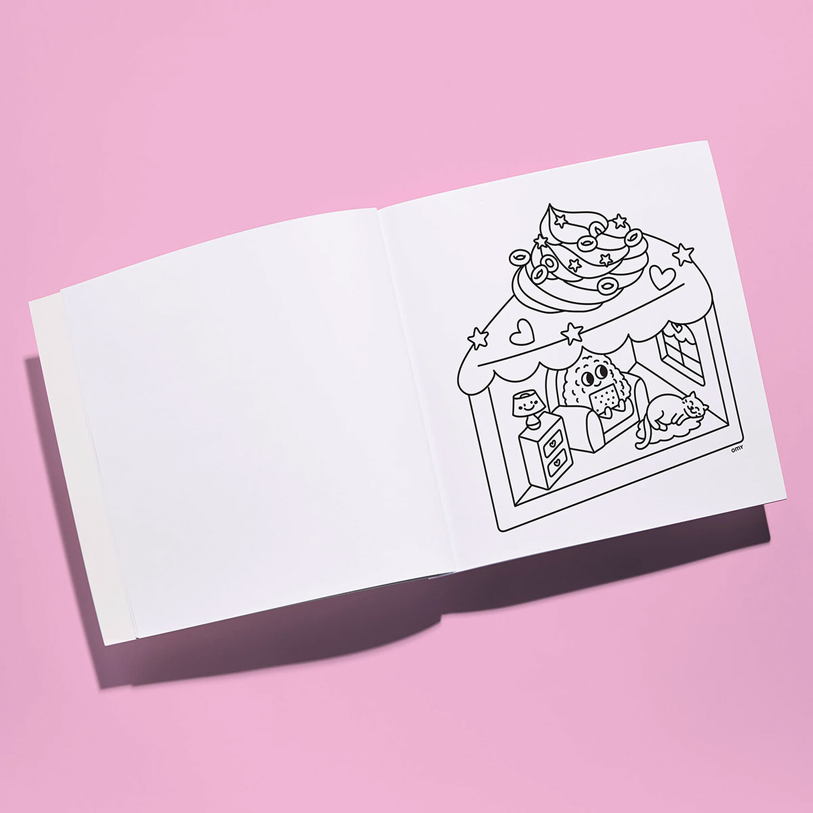 Livre de Coloriage Cozy Art Kawaii Omy