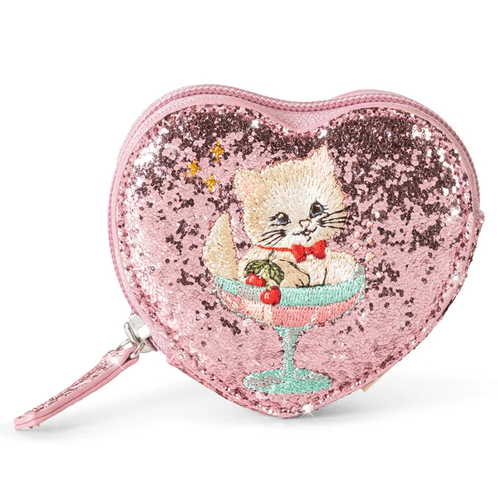 Porte-monnaie Coeur à Paillettes - Kitty Konges Sløjd