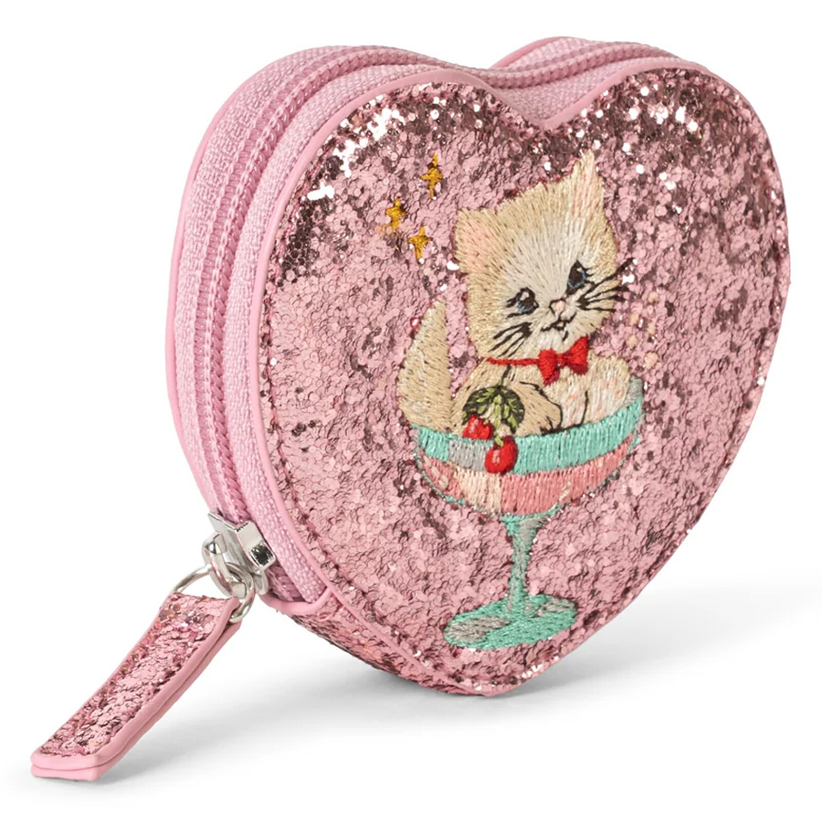 Porte-monnaie Coeur à Paillettes - Kitty Konges Sløjd