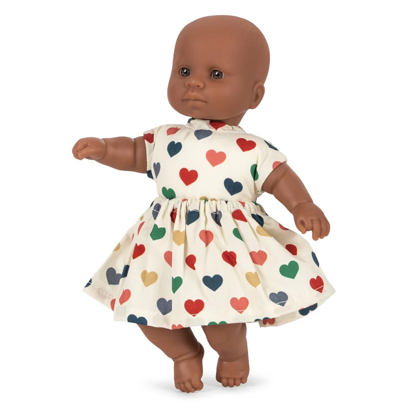 Mini Poupée - Coeur Coloré Konges Sløjd