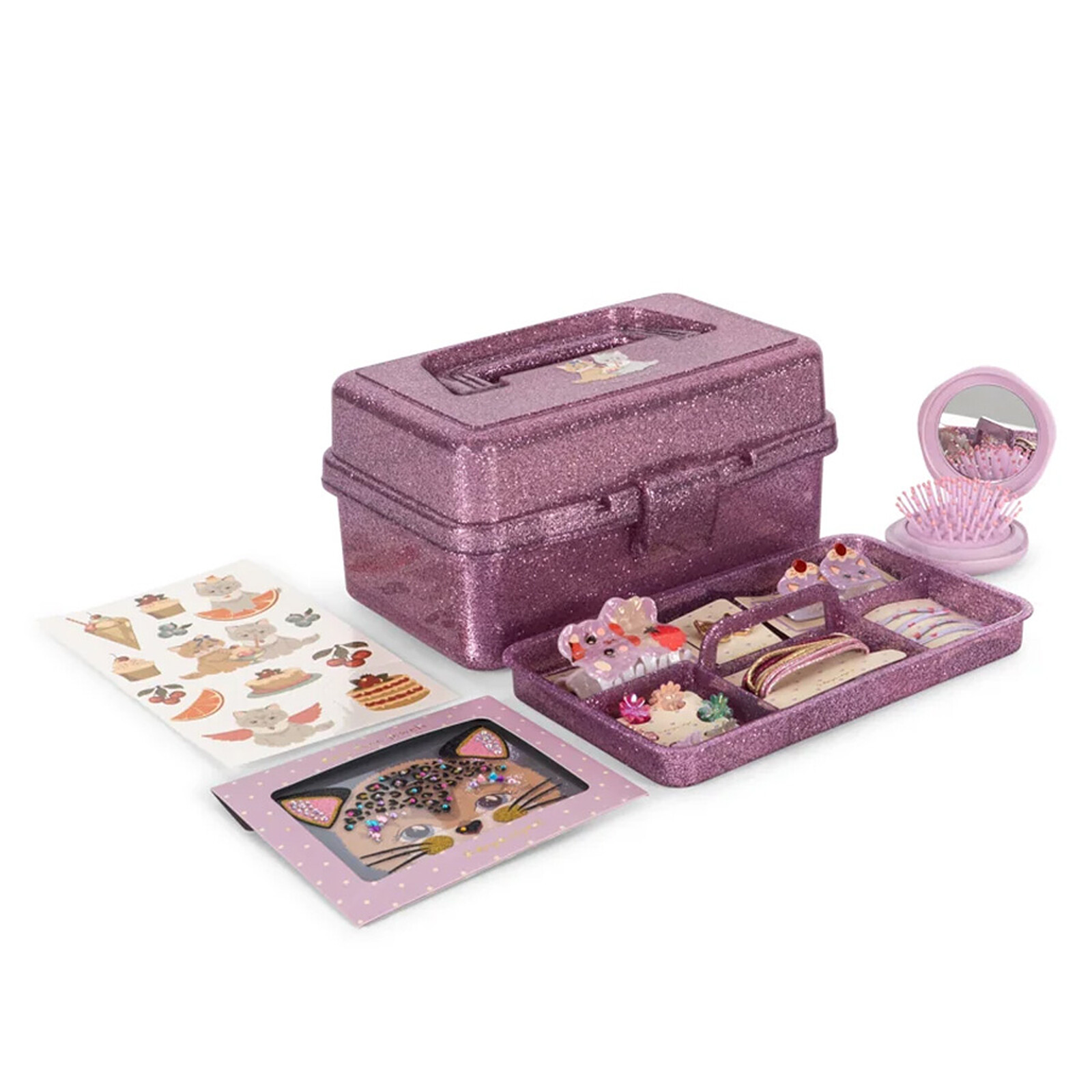 Valise de Coiffure et d'Accessoires Glam Me Up - Amour Pink Konges Sløjd