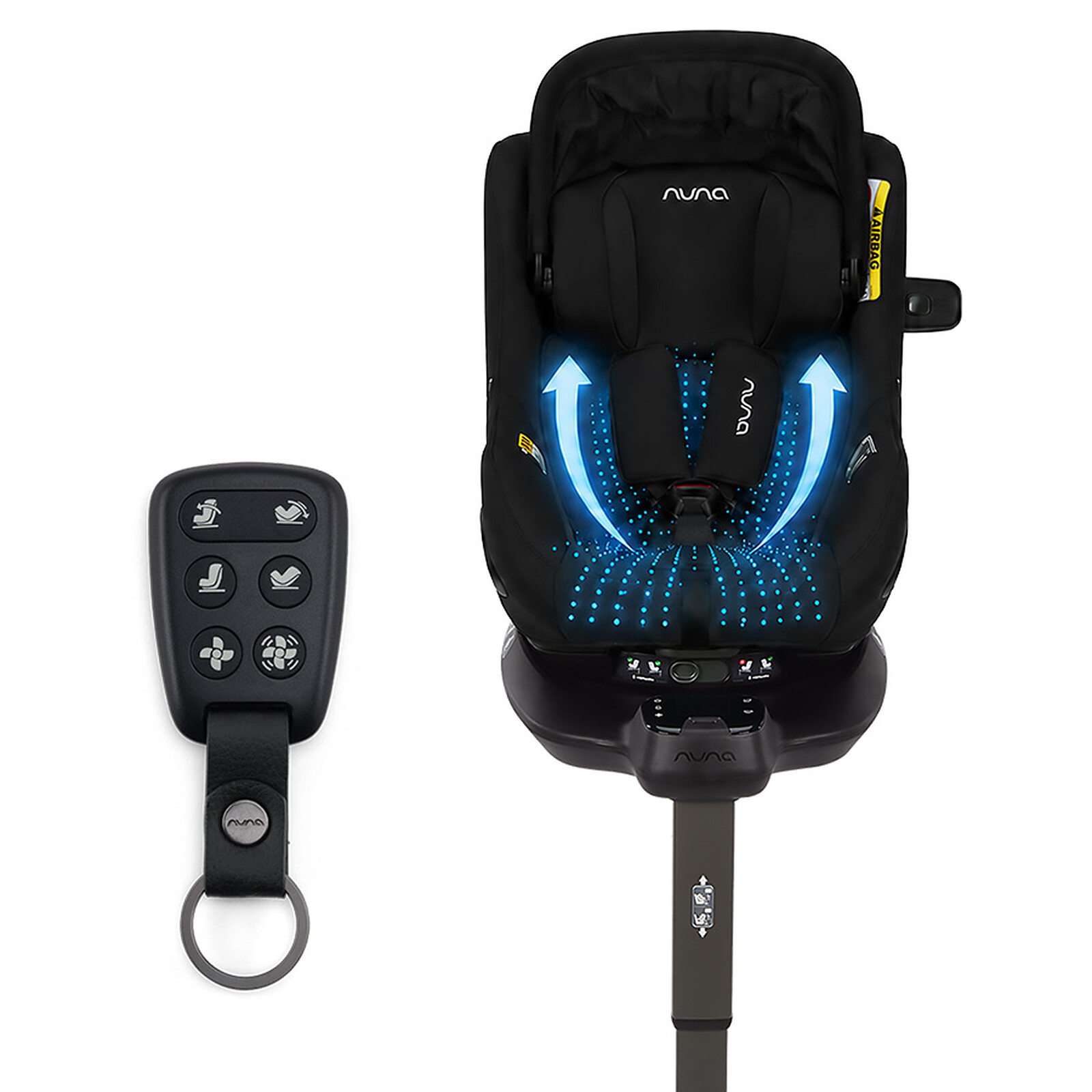 Siège Auto RELX wind i-Size Groupe 0+/1 - Caviar Nuna