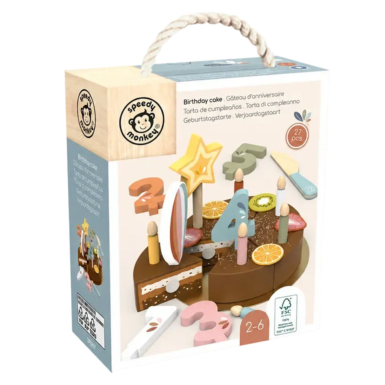 Gâteau d'Anniversaire Speedy Monkey