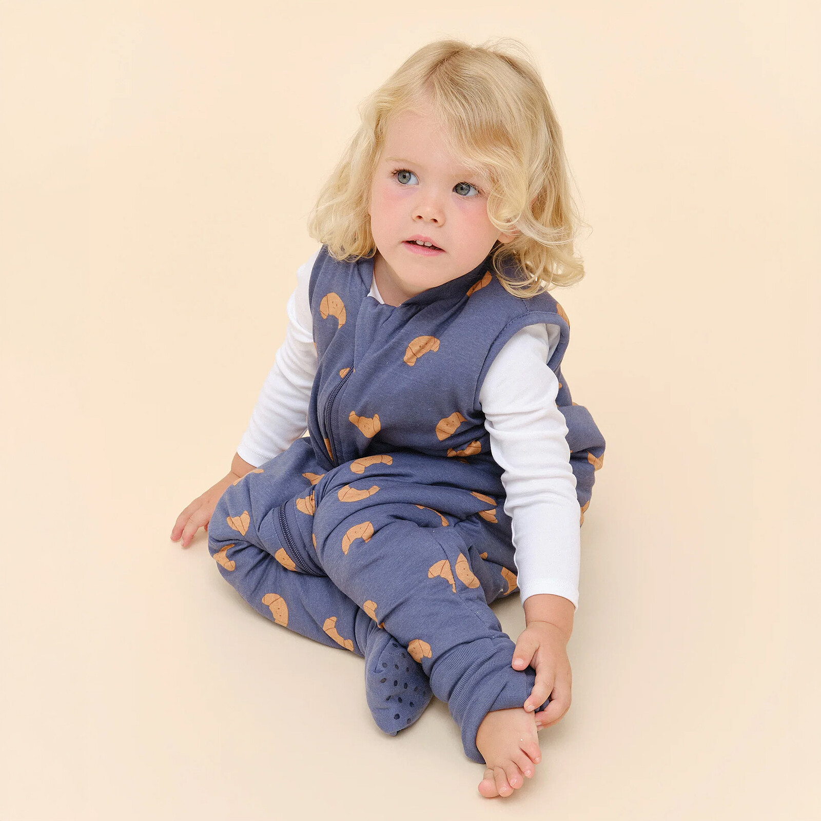Gigoteuse Hiver avec Pieds Antidérapants Croissants - 2 Ans pas cher