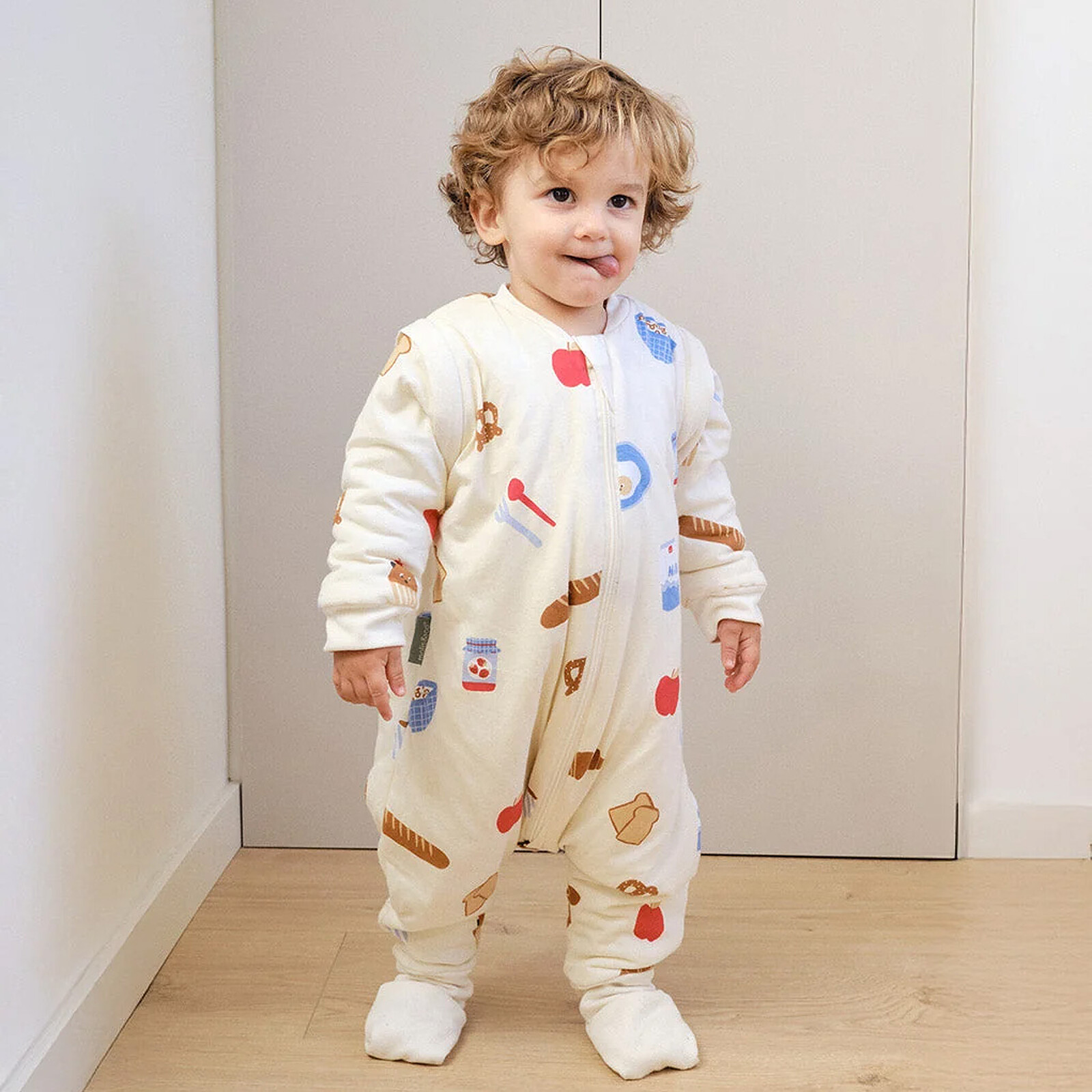 Achat Gigoteuse Mi-saison avec Manches Amovibles et Pieds Antidérapants Good Morning - 12 Mois