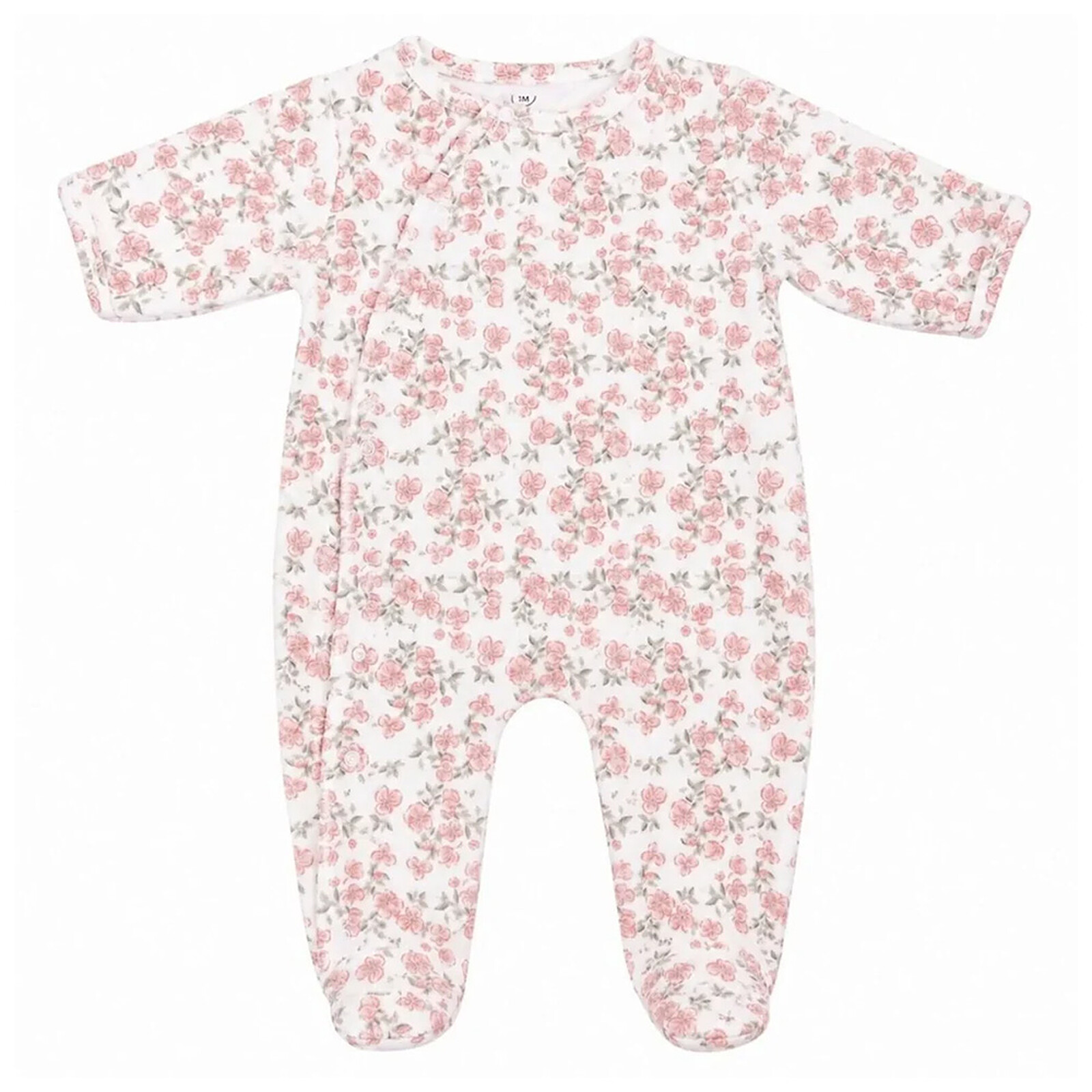 Pyjama Bébé Velours Sweet Poppy - 3 Mois Bonjour Little