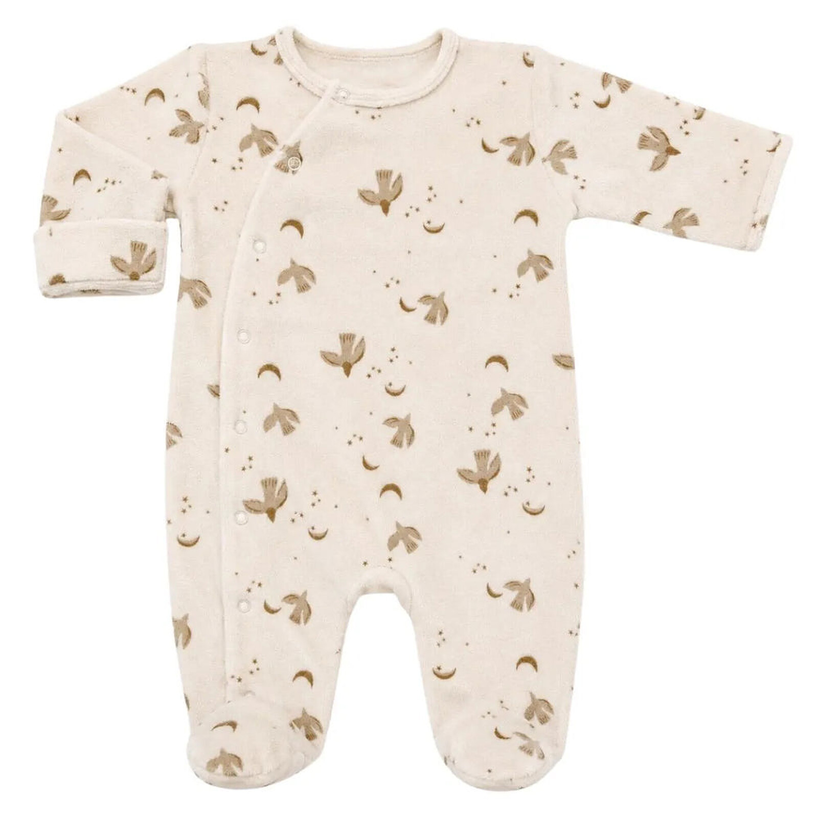Pyjama Bébé Velours Moonlight - 3 Mois Bonjour Little