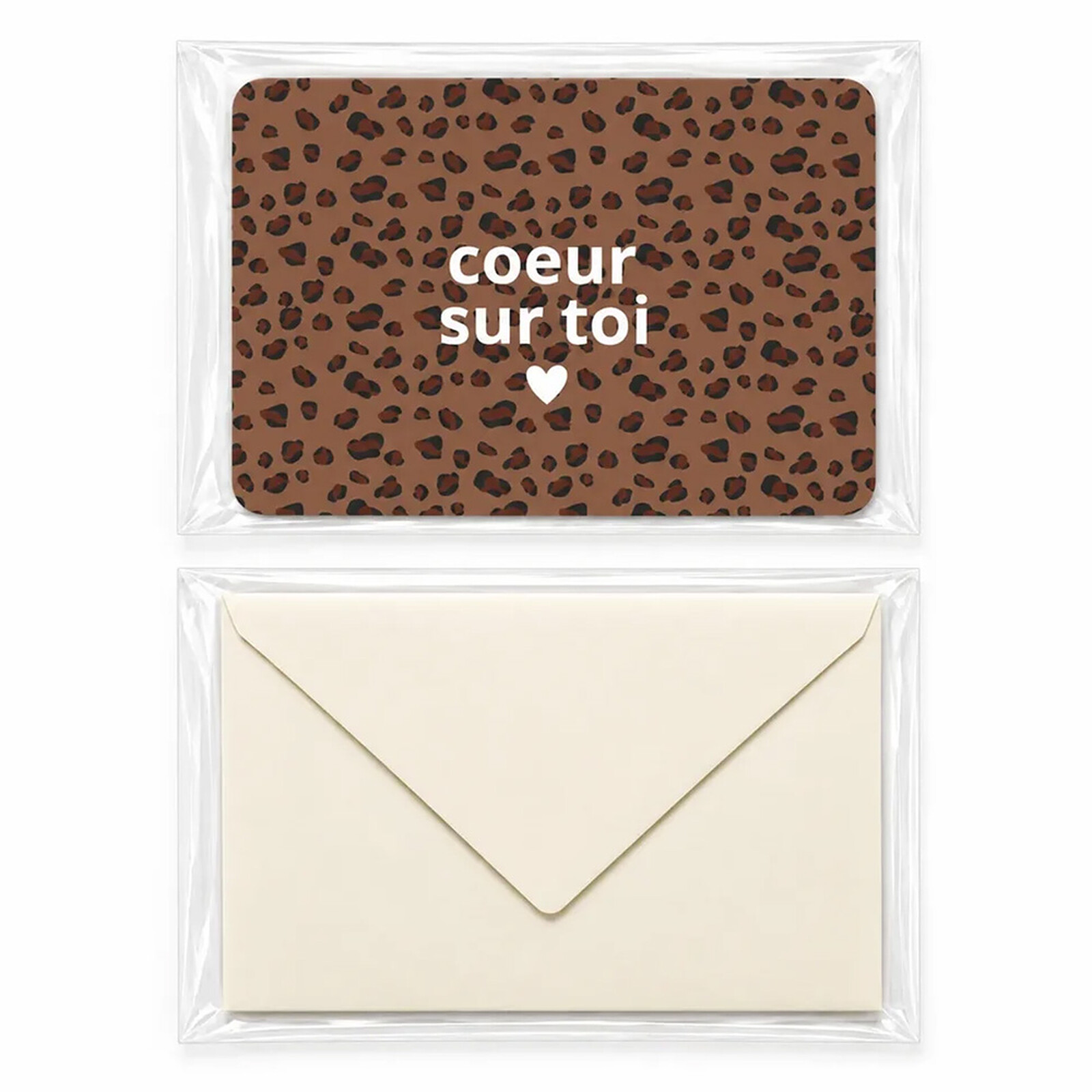 Carte Coeur sur Toi Bengal Bonjour Little