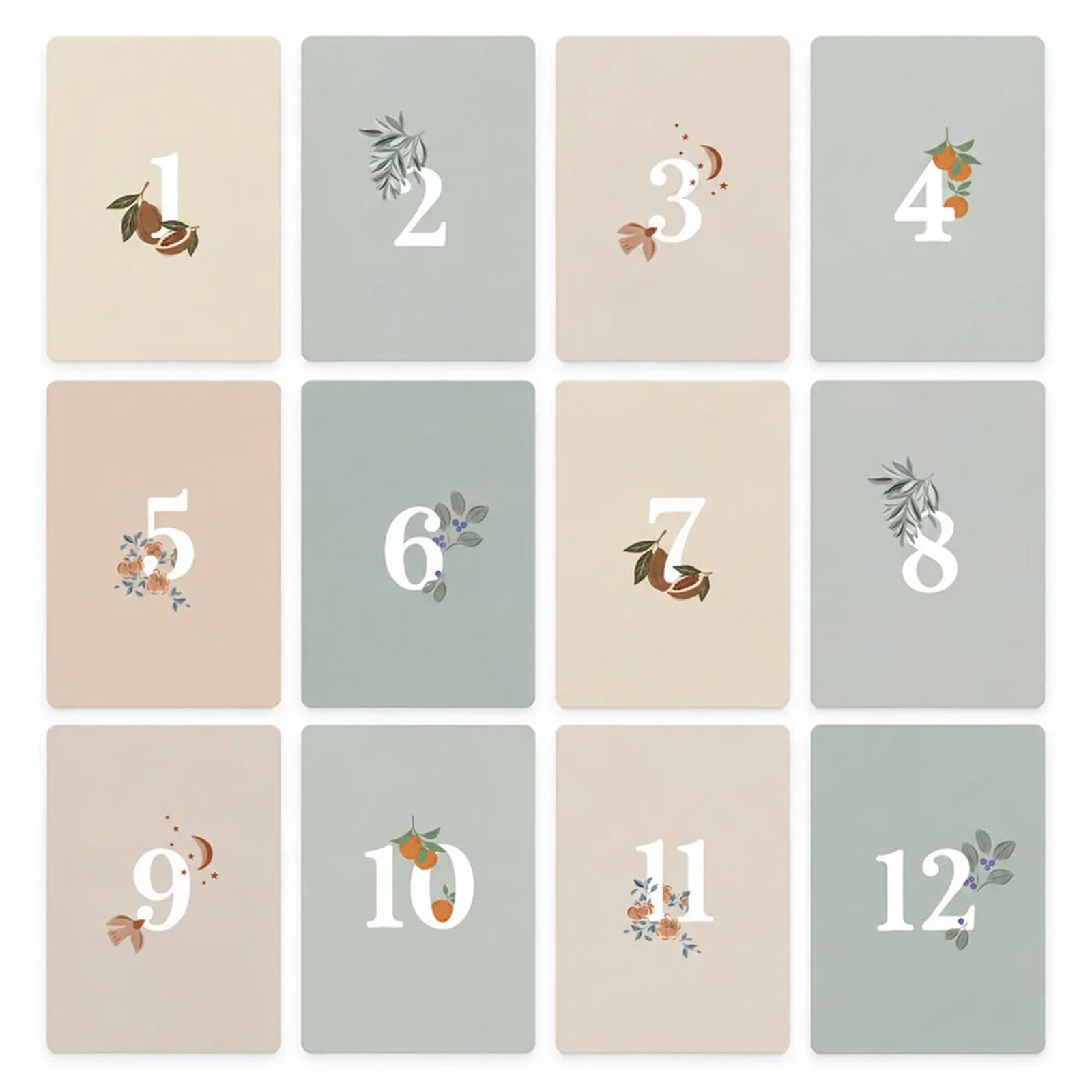 Carte Etapes - Motifs Bonjour Little