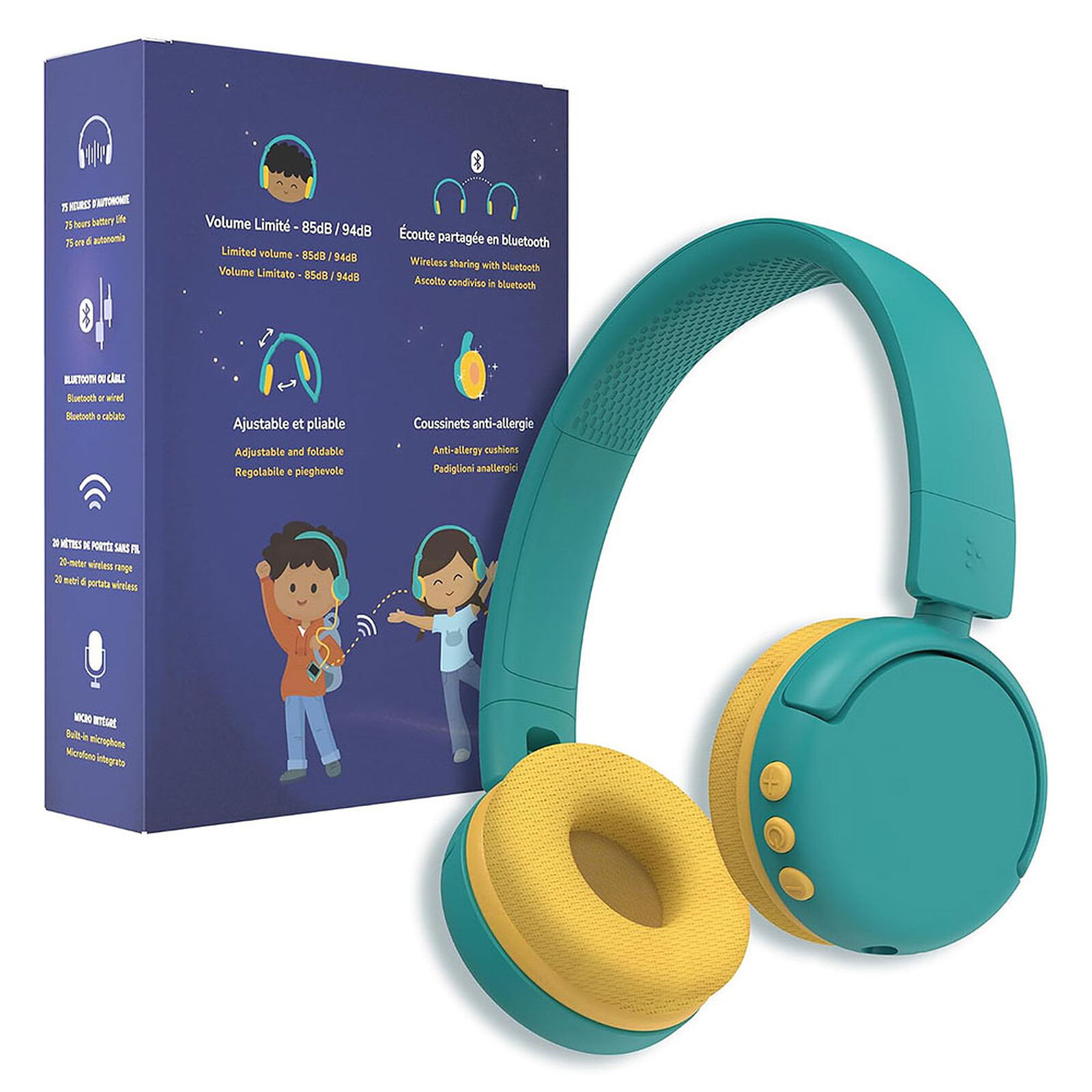 Avis Casque Audio Bluetooth - Vert