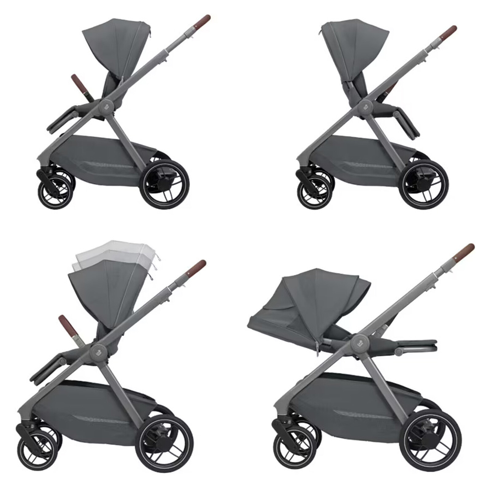 Poussette Oxford Flex - Moon Graphite Maxi-Cosi