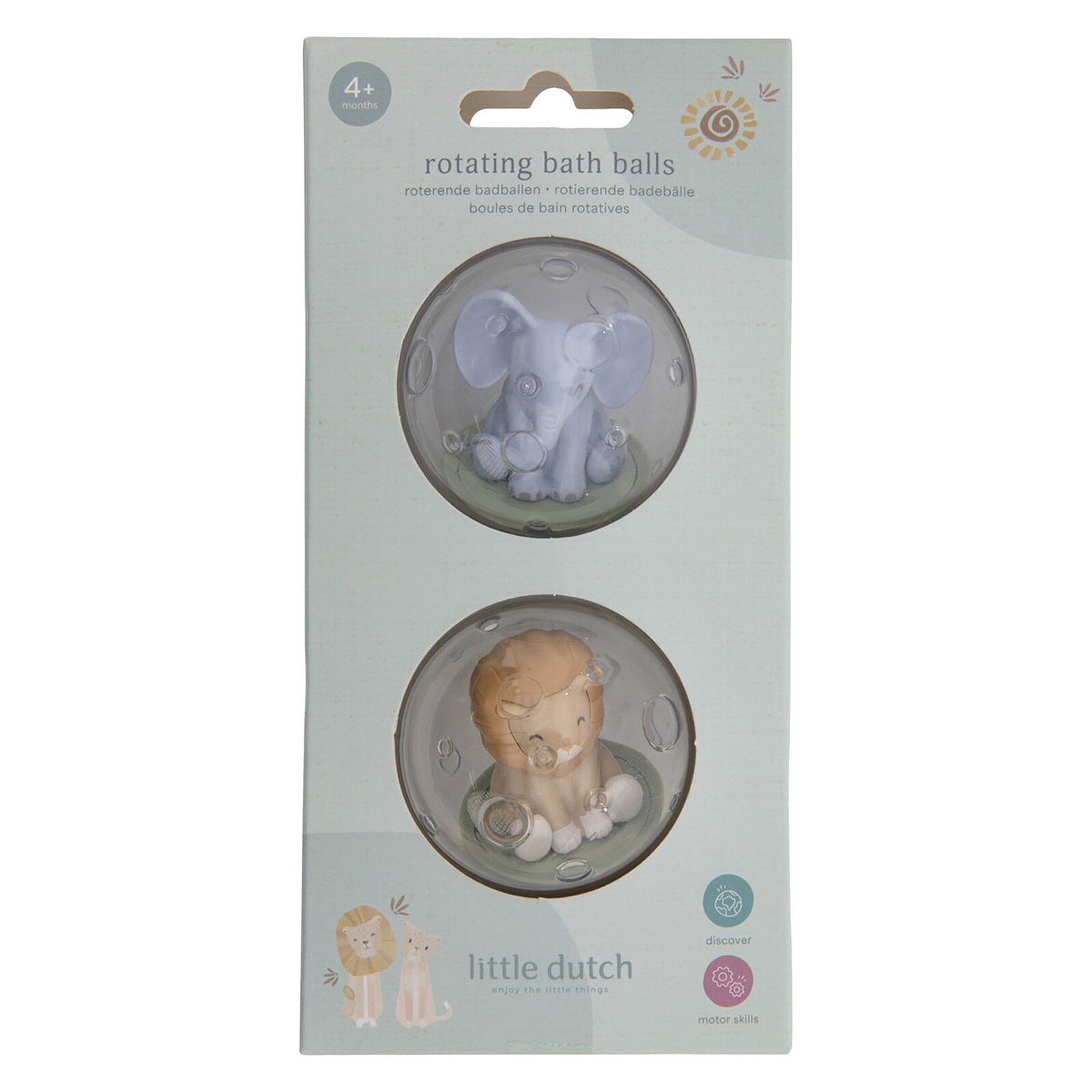 Lot de 2 Balles Tournantes - Safari Friends pas cher