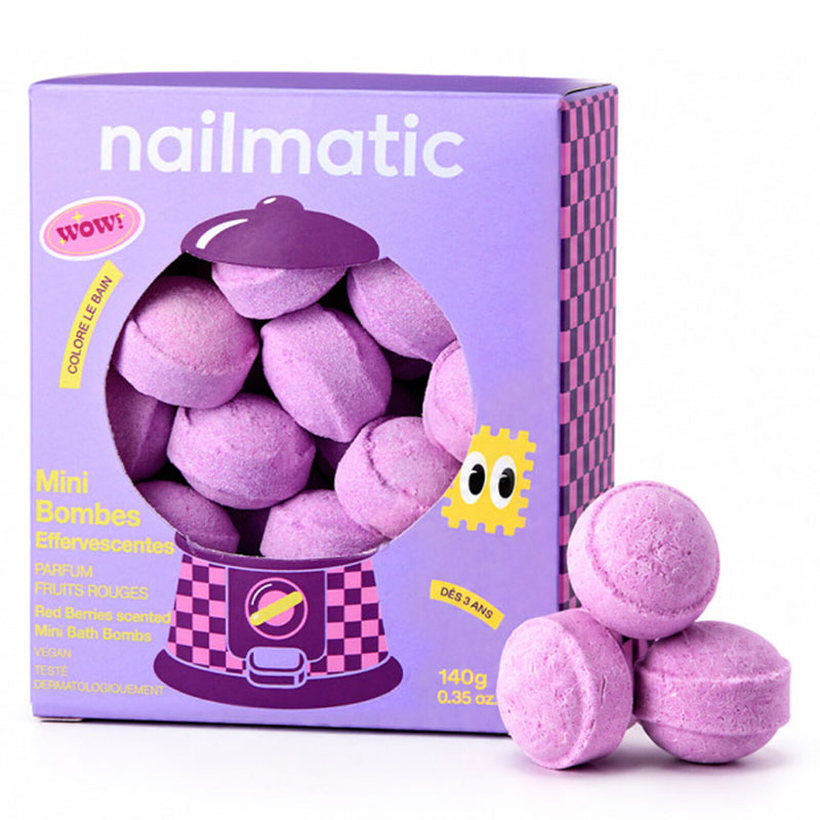 Mini Billes de Bain Effervescentes - Berry Bloom Nailmatic