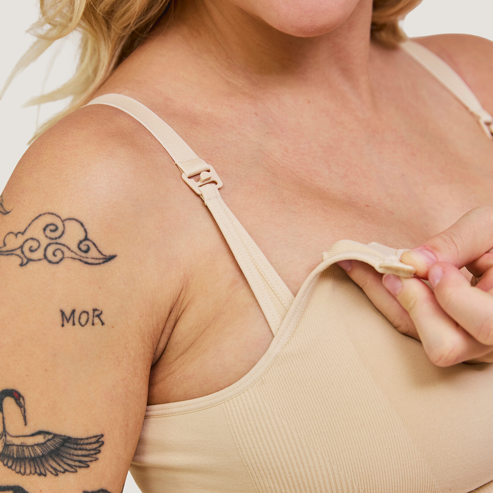 Achat Soutien-gorge de Grossesse et d'Allaitement Rembourré Beige - S