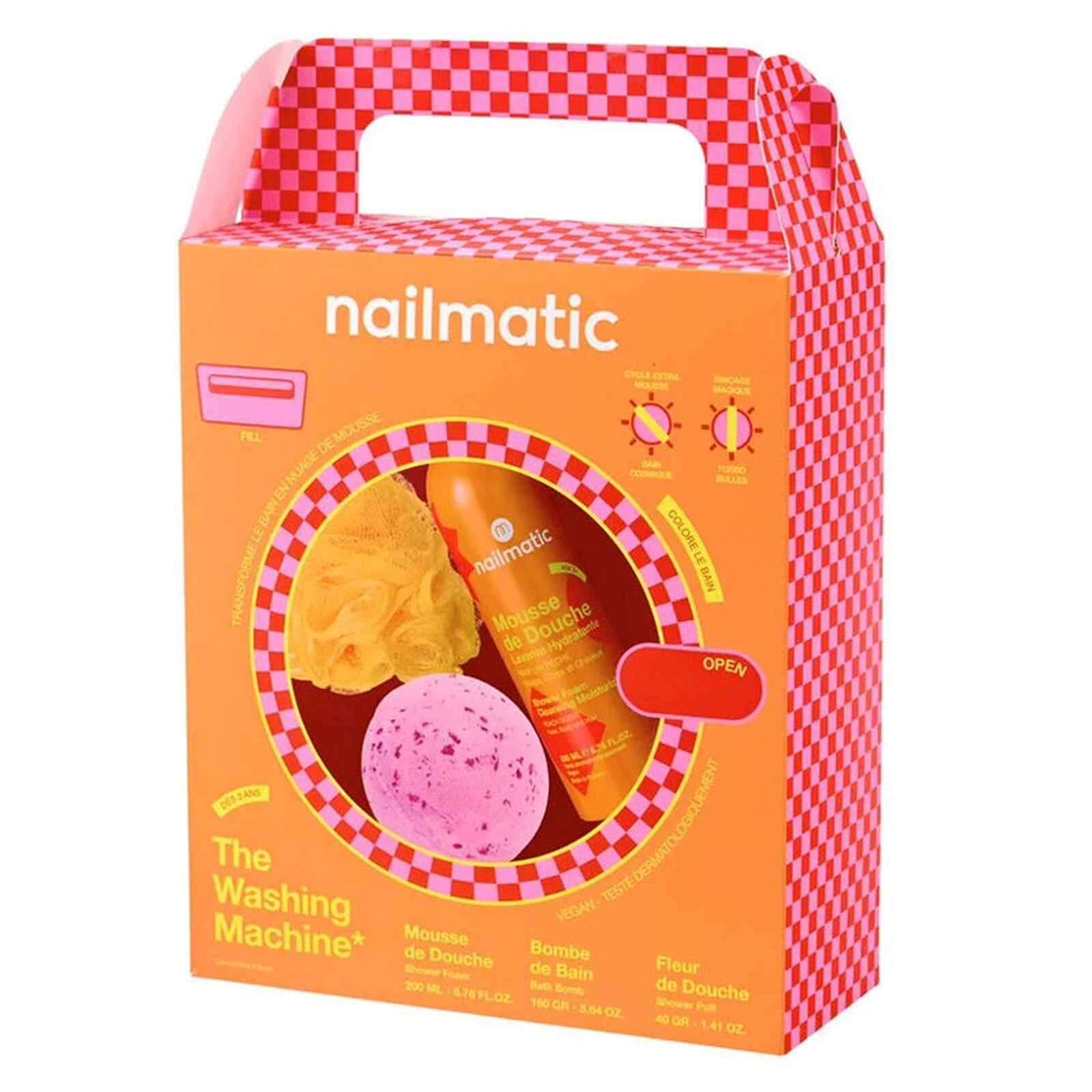Coffret Washing Machine - Orange Nailmatic