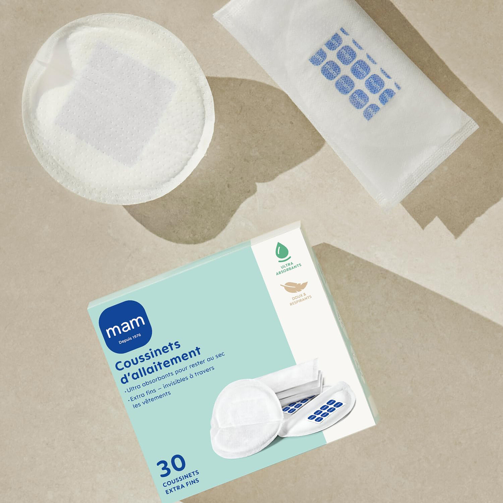 Lot de 30 Coussinets d'Allaitement - Taille Unique MAM