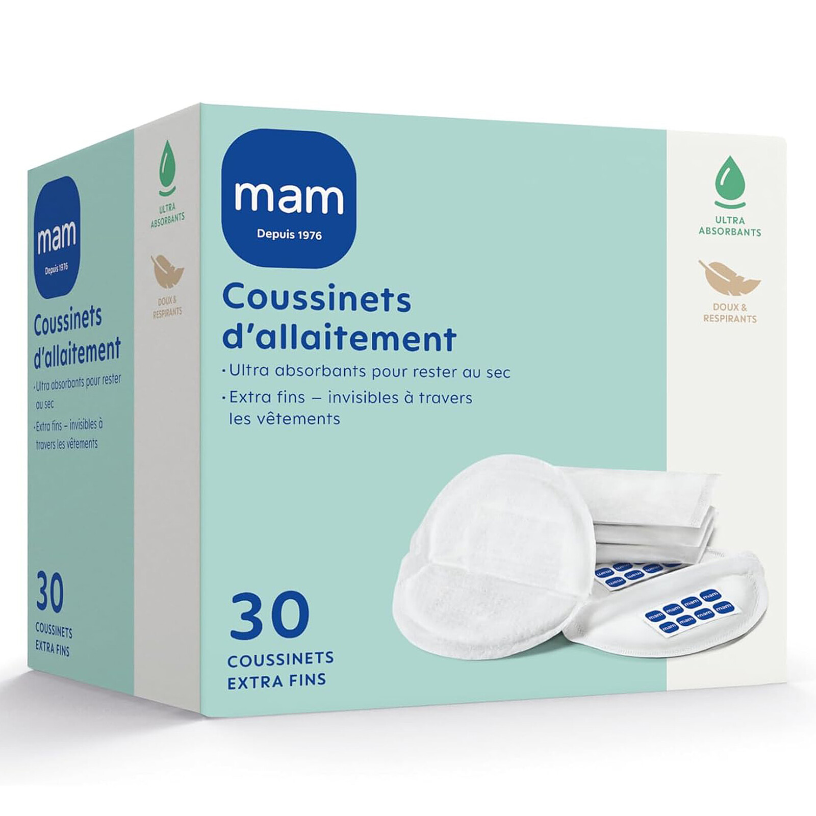 Avis Lot de 30 Coussinets d'Allaitement - Taille Unique