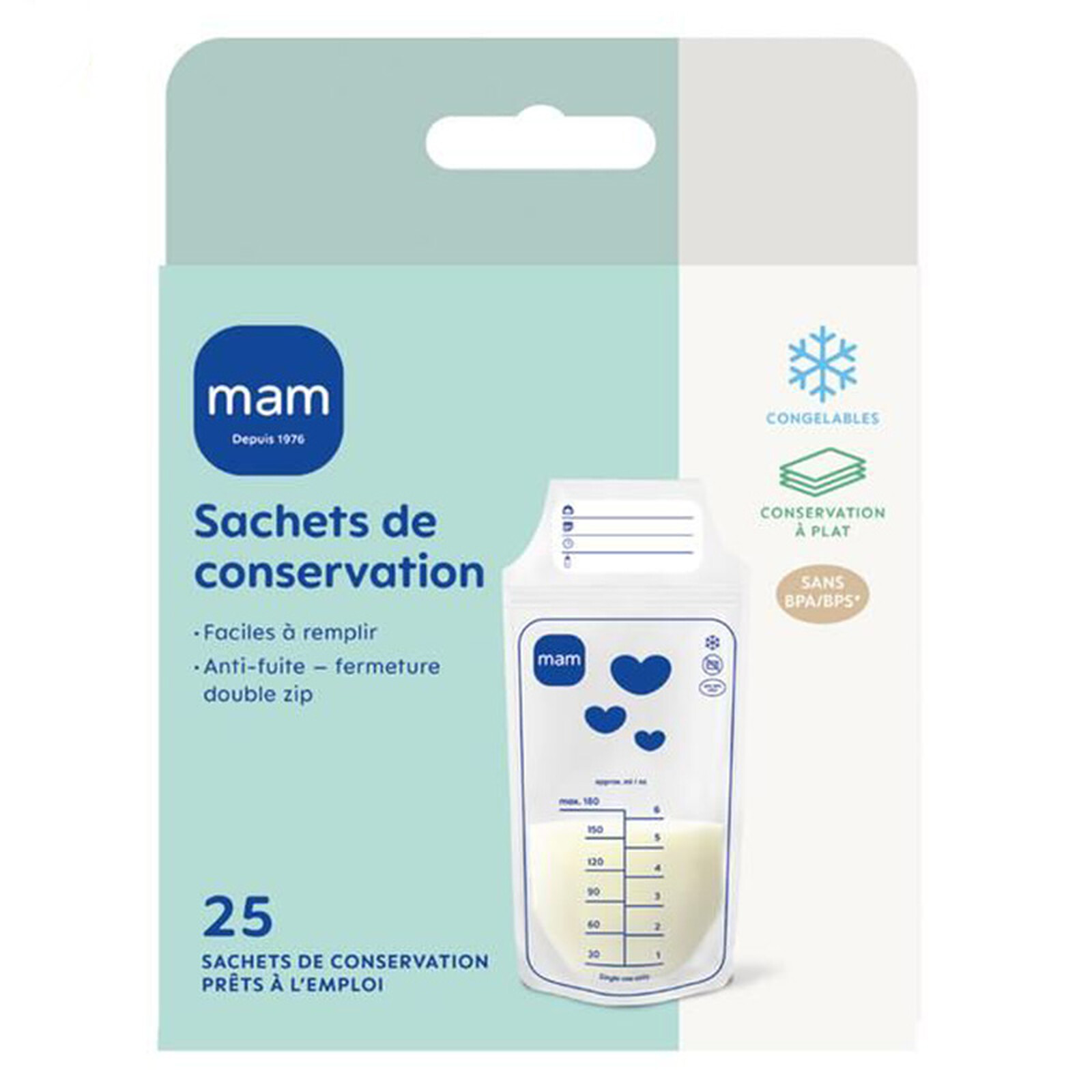 Avis Lot de 25 Sachets de Conservation - 180 ml