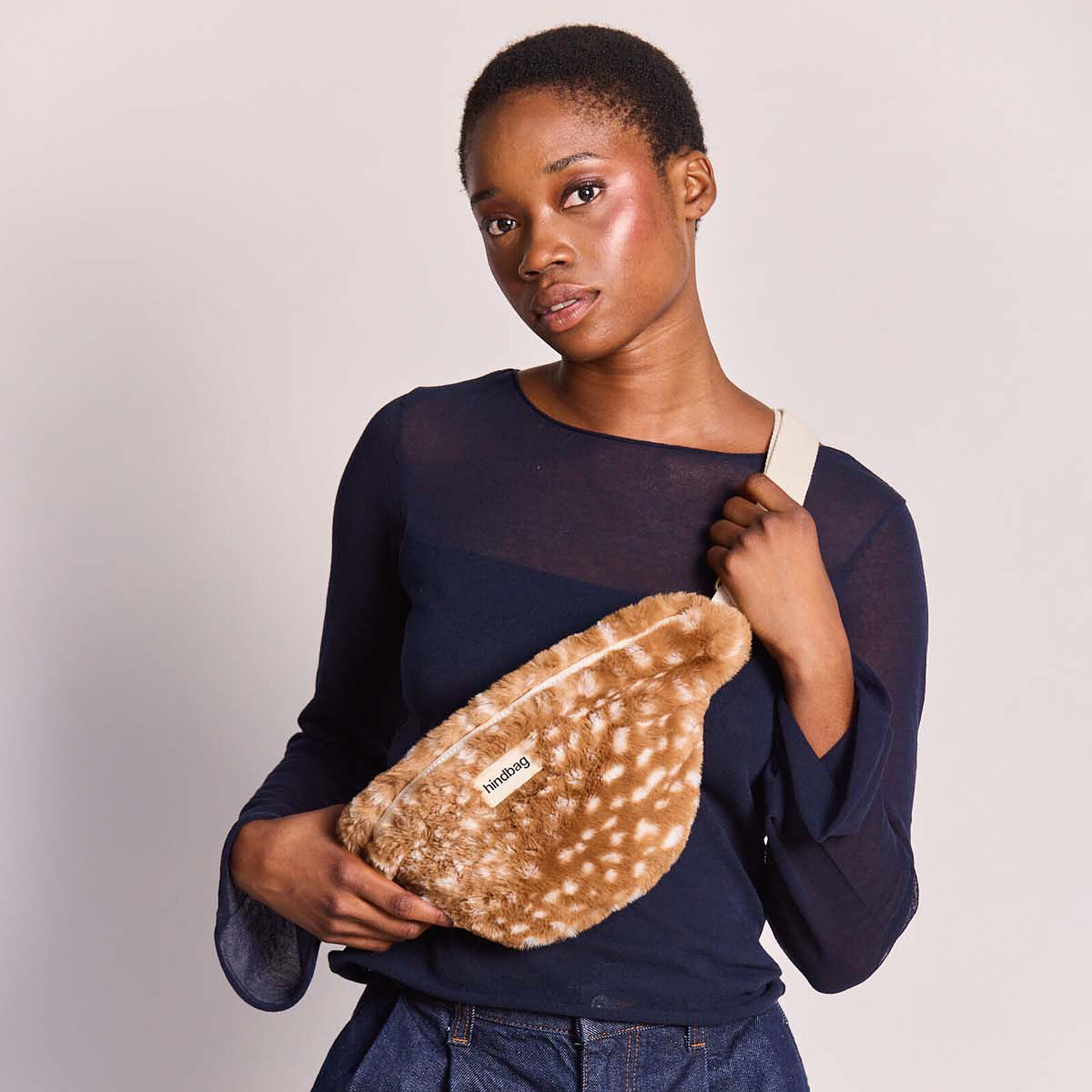 Avis Sac Banane Olivia - Fausse Fourrure Faon