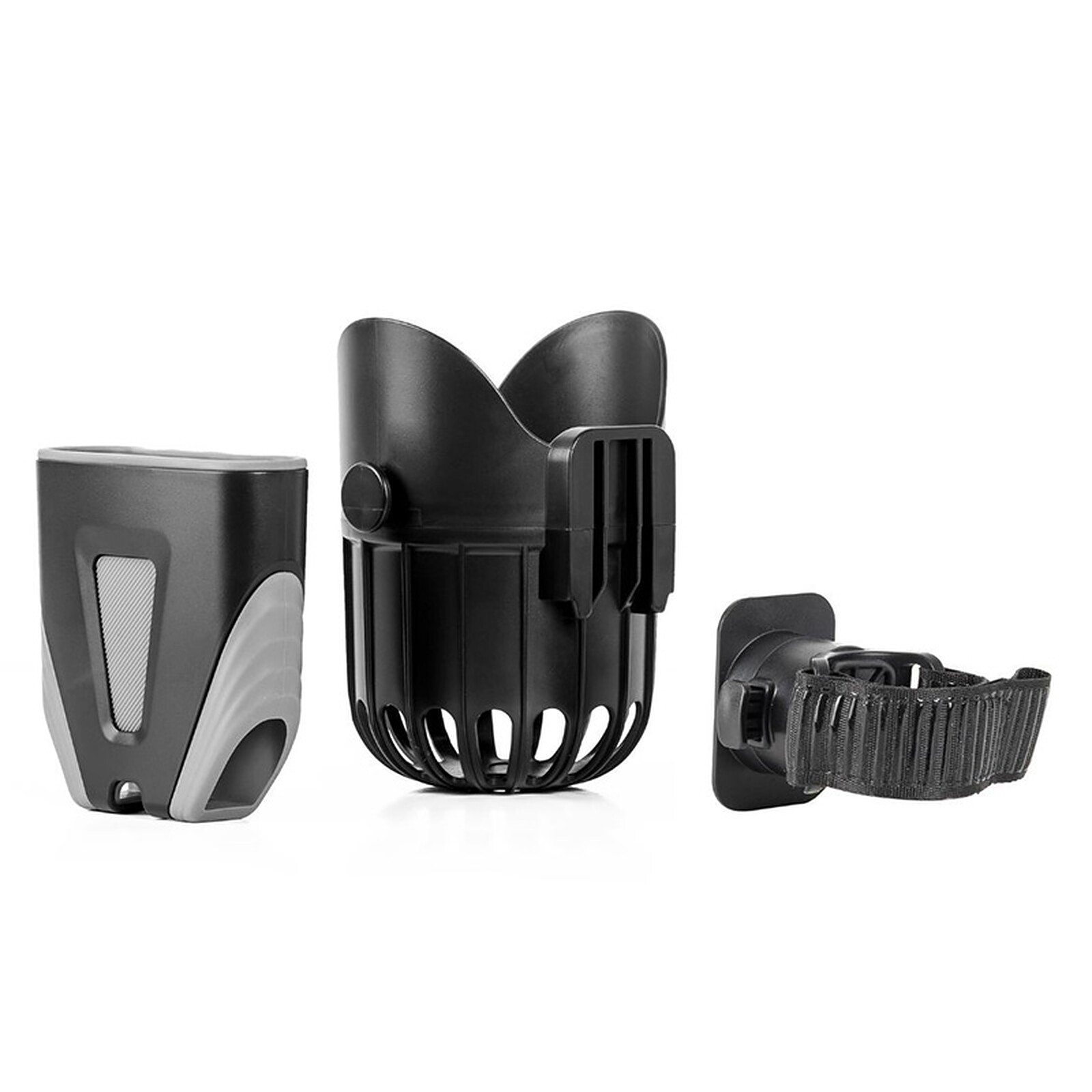Support de Téléphone et Porte-gobelet - Noir Mamelou
