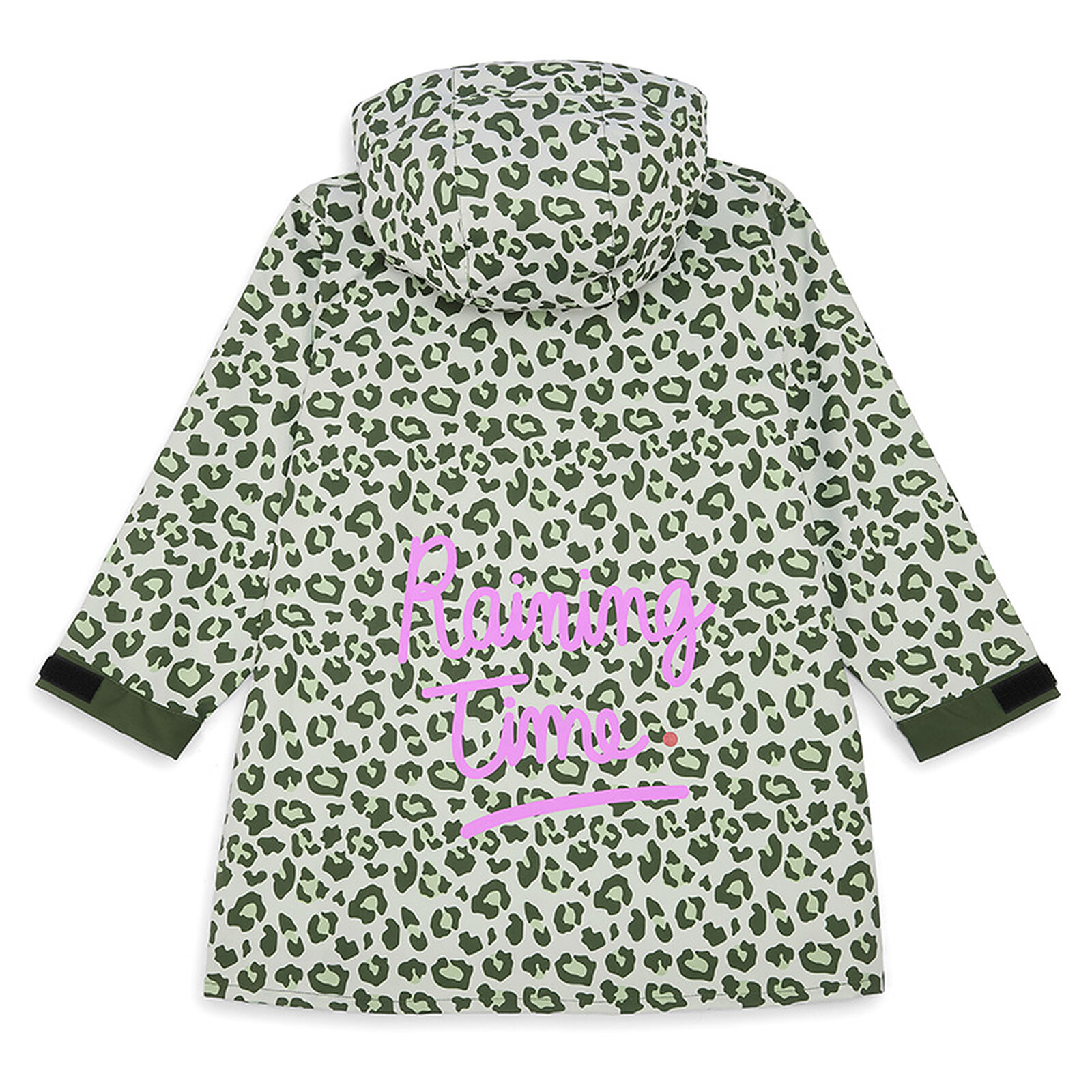 Poncho de Pluie Green Leopard - 2/3 Ans Hello Hossy