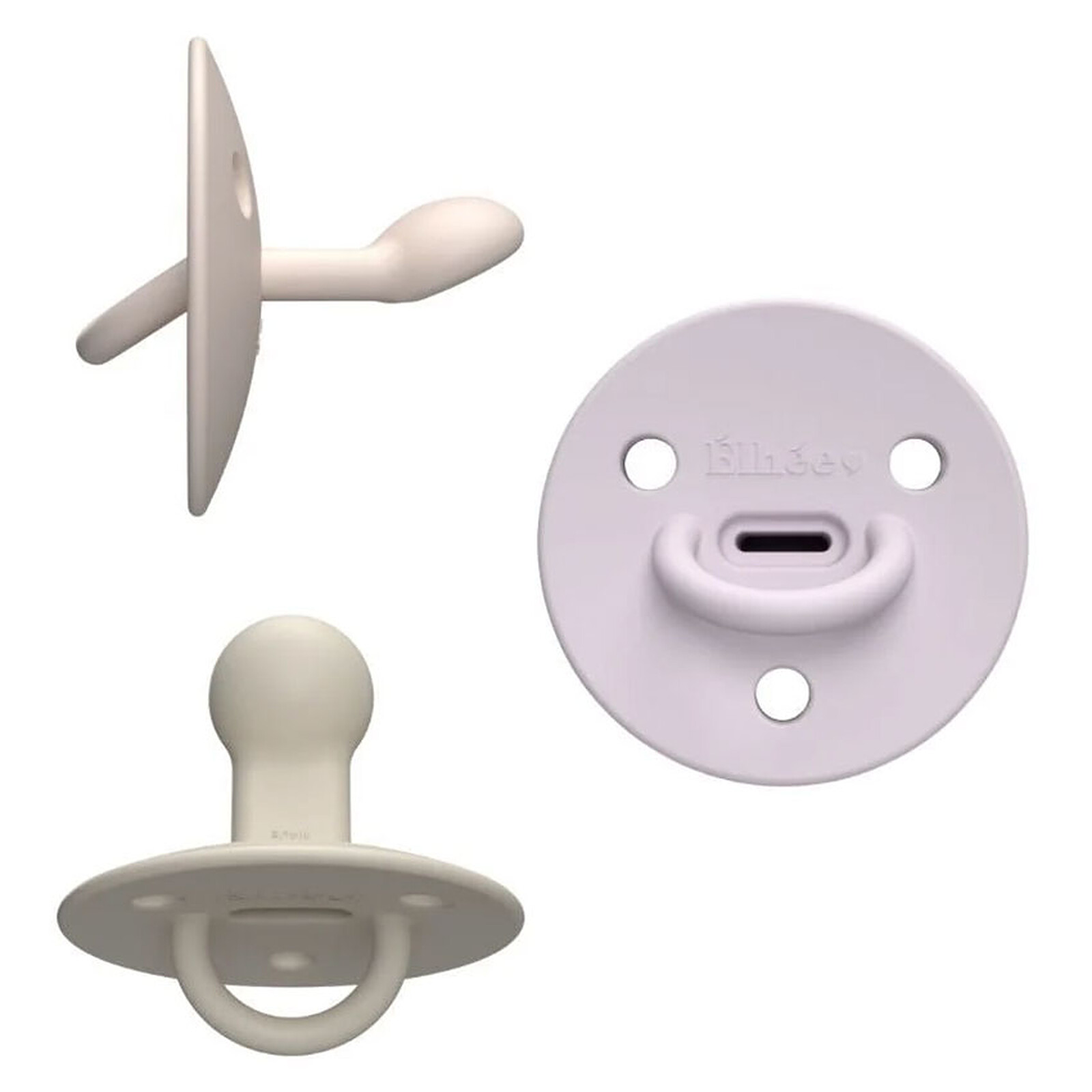 Lot de 3 Sucettes Physiologiques ChooChoo Pinky - 6 Mois + Elhée